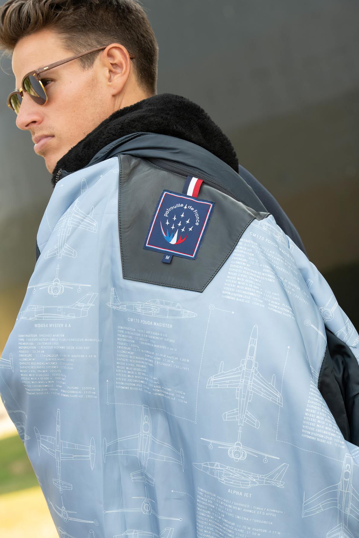 Giacche Uomo Patrouille De France RAFAL 2.0 YCON NAVY — vista 9