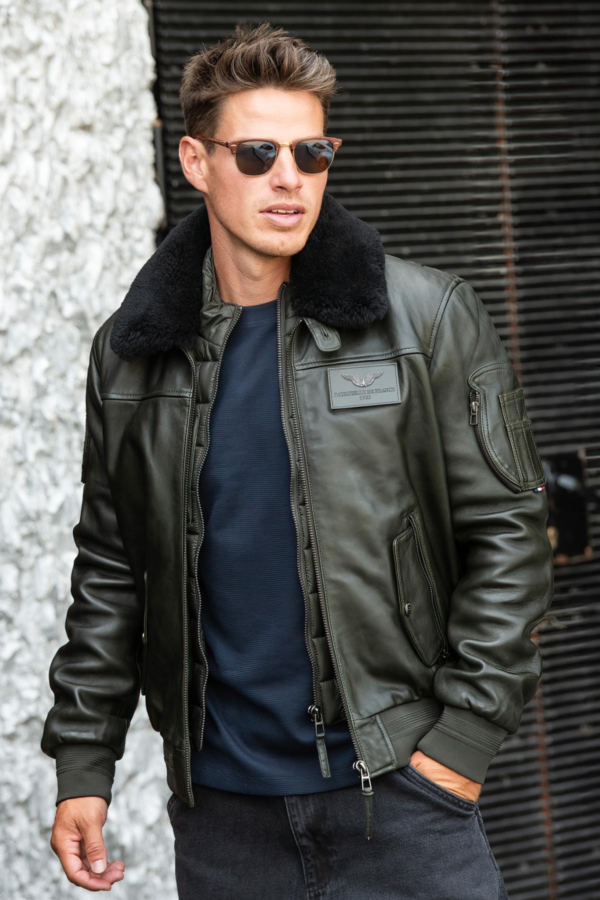 Herren Jacke Patrouille De France RAFAL 2.0 YCON KAKI — Ansicht 8
