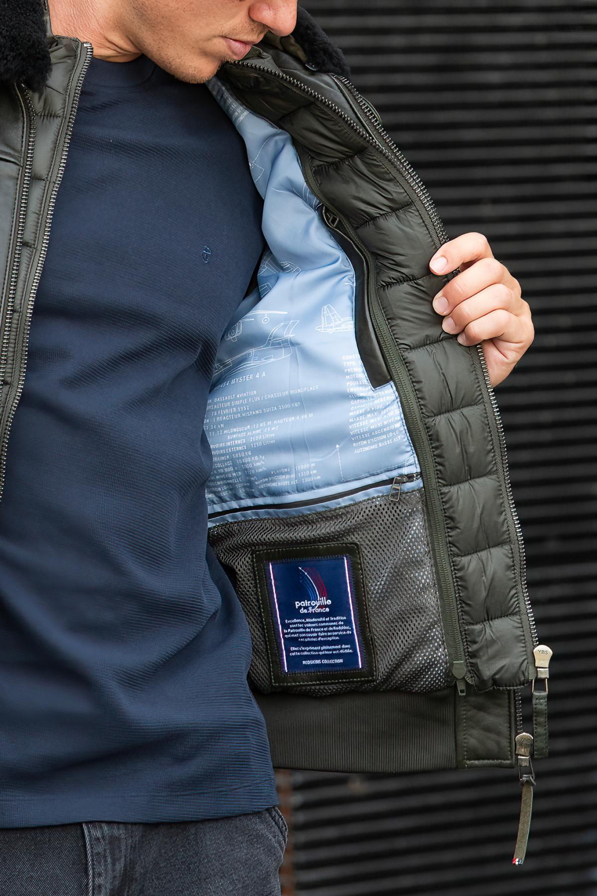 Herren Jacke Patrouille De France RAFAL 2.0 YCON KAKI — Ansicht 4