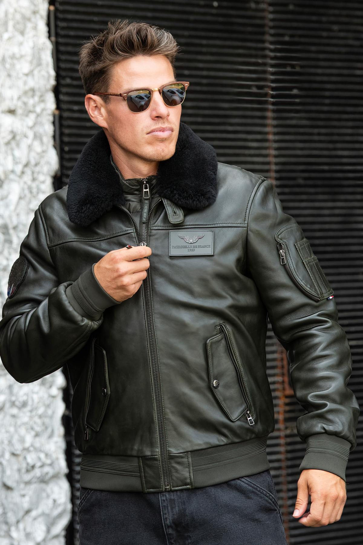 Herren Jacke Patrouille De France RAFAL 2.0 YCON KAKI — Ansicht 6