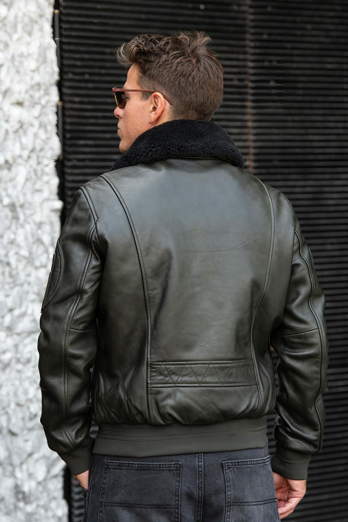 Herren Jacke Patrouille De France RAFAL 2.0 YCON KAKI — Ansicht 3