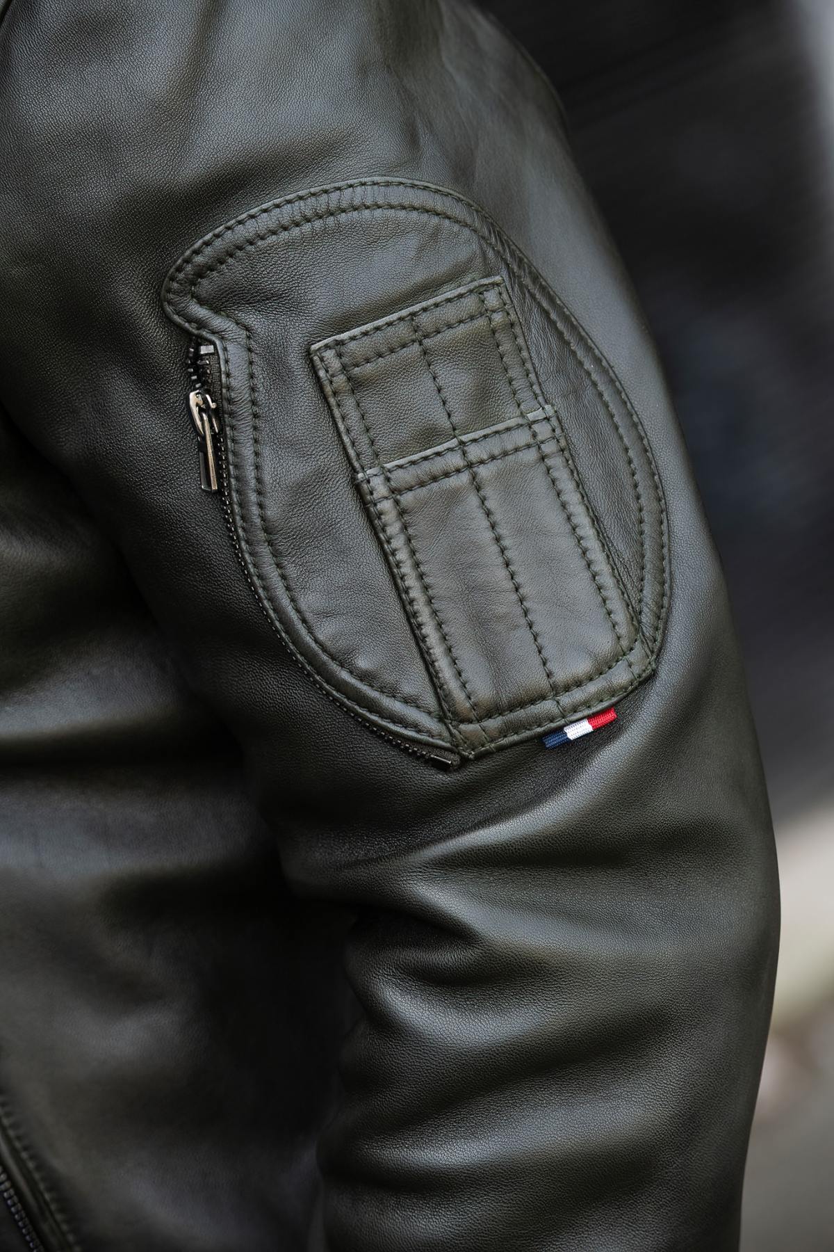 Herren Jacke Patrouille De France RAFAL 2.0 YCON KAKI — Ansicht 5