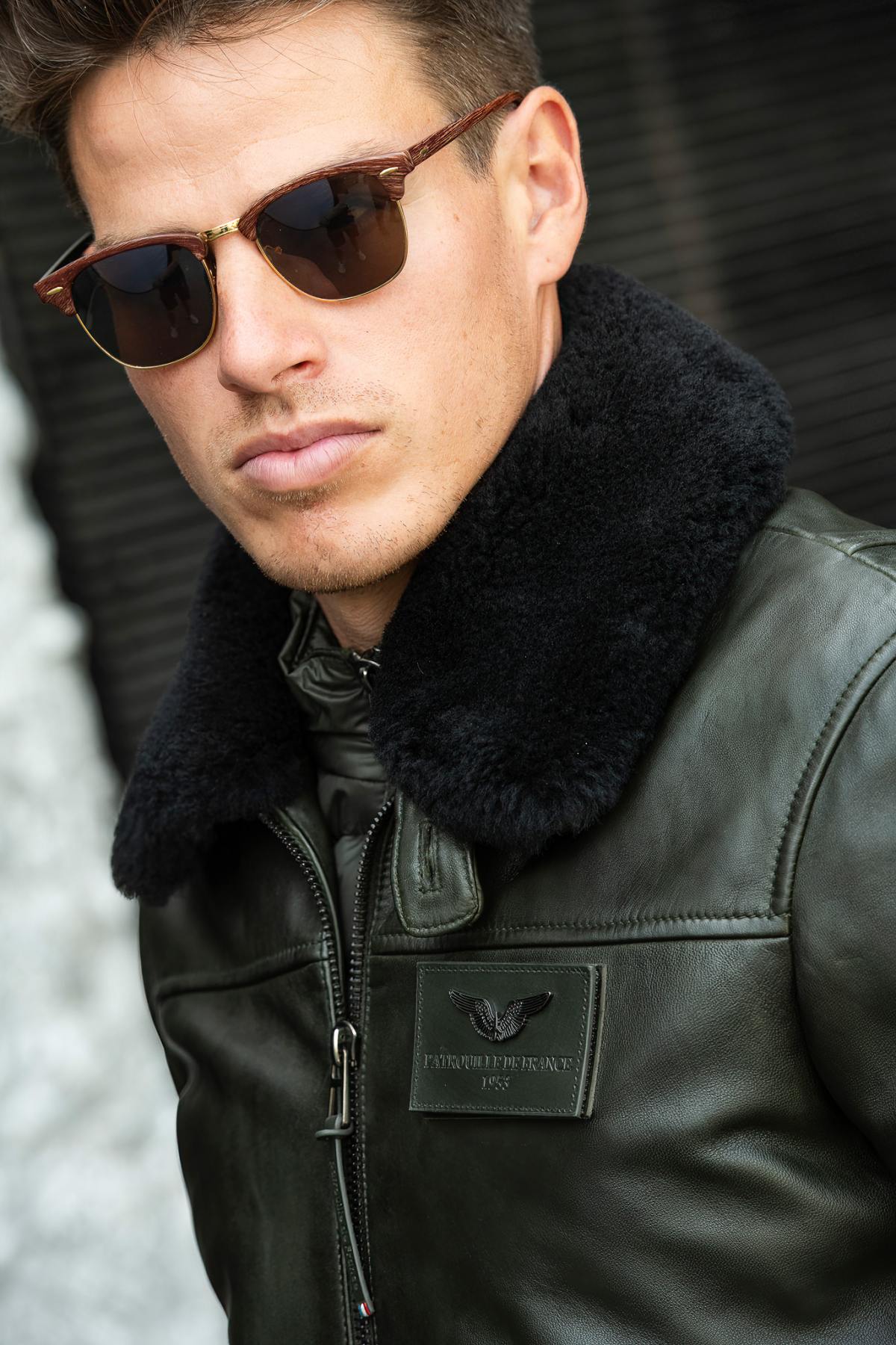 Herren Jacke Patrouille De France RAFAL 2.0 YCON KAKI — Ansicht 7
