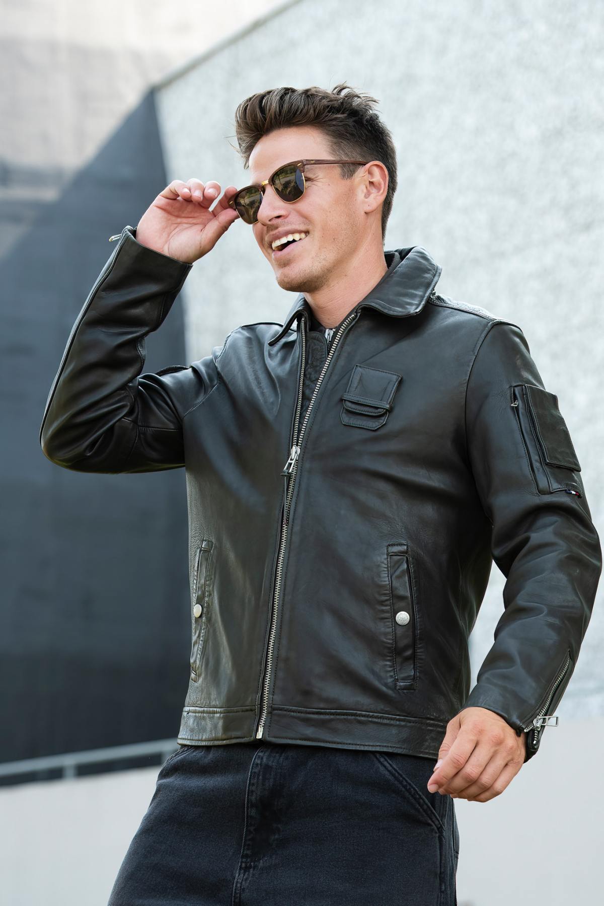 Giacche Uomo Patrouille De France JAEGGER ALPHA KAKI — vista 5