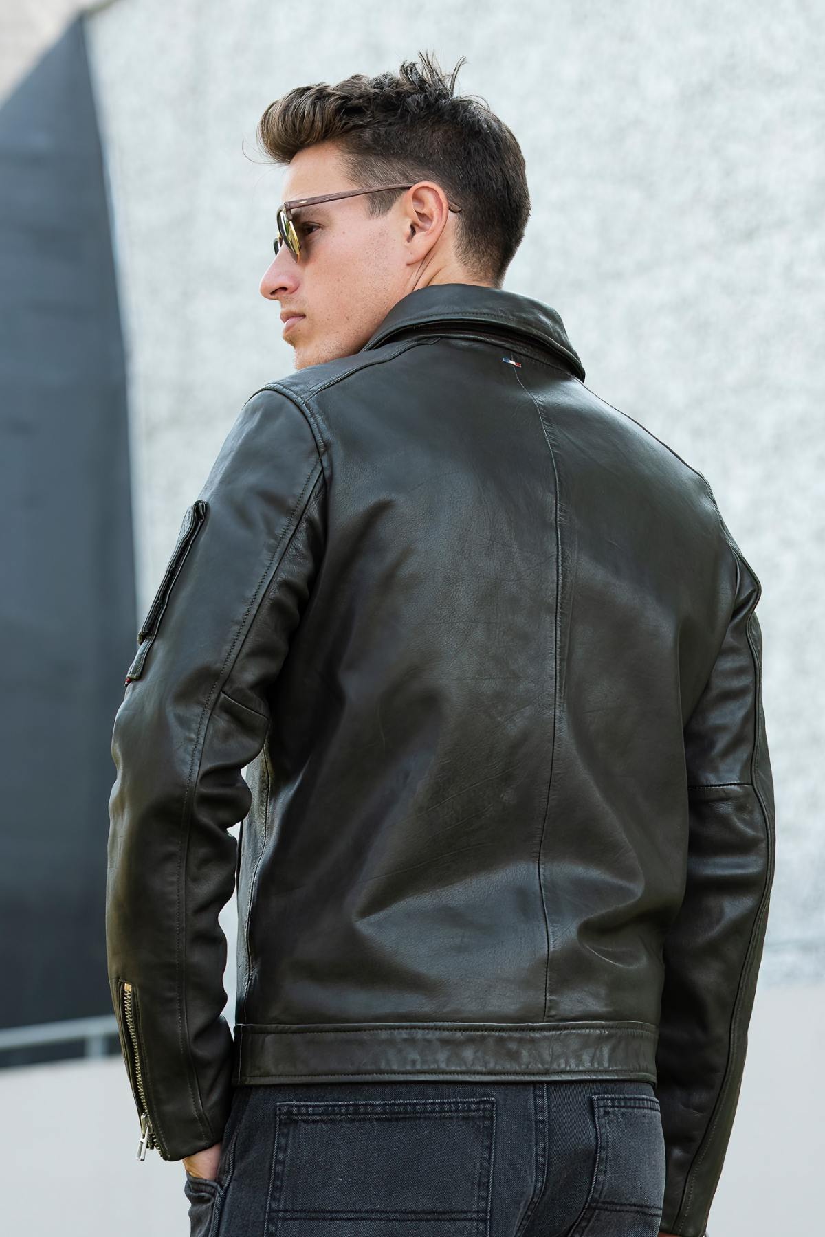 Giacche Uomo Patrouille De France JAEGGER ALPHA KAKI — vista 4