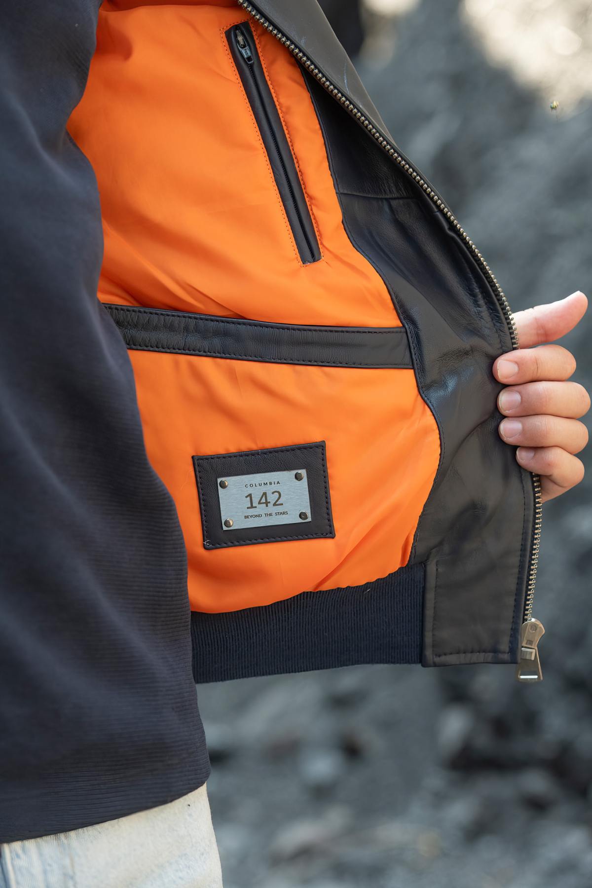 Giacche Uomo NASA COLUMBIA NAVY — vista 5