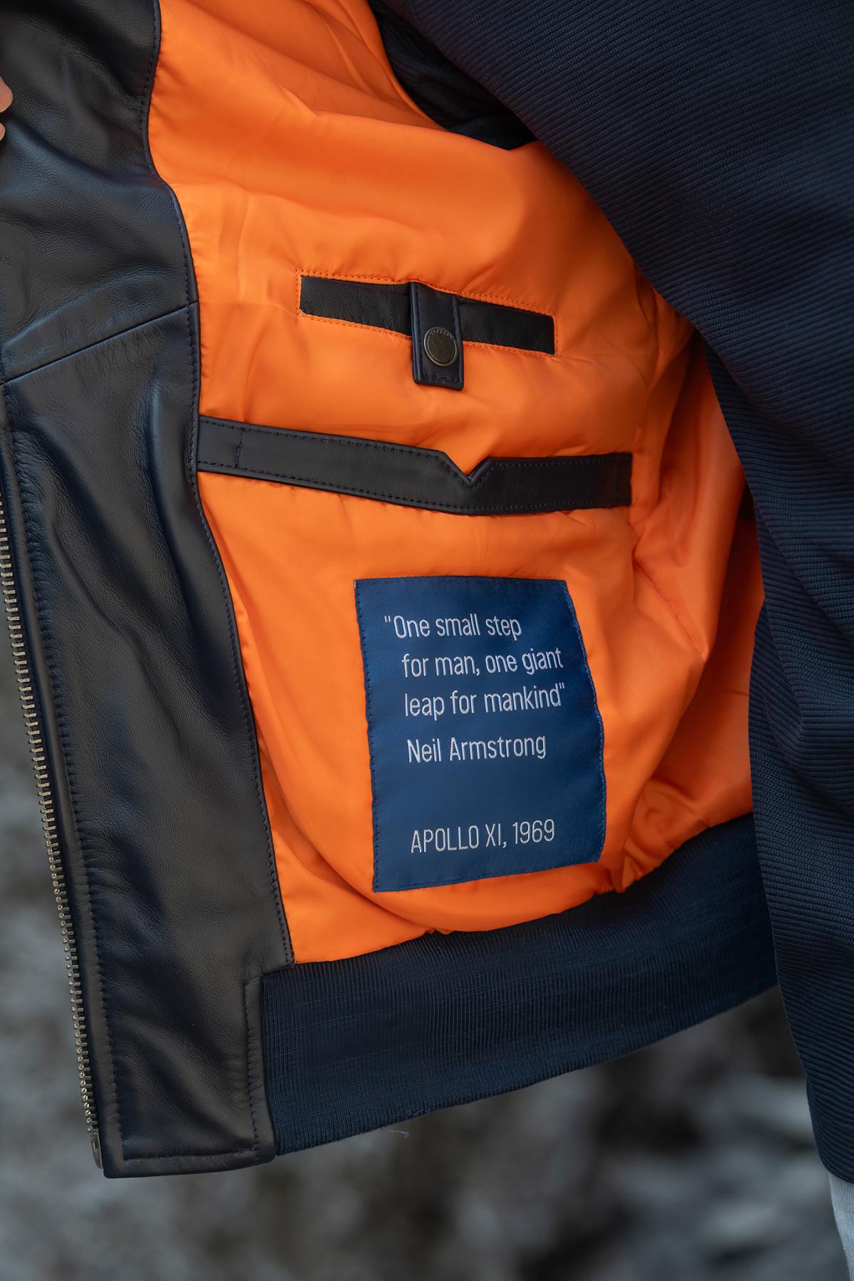 Giacche Uomo NASA COLUMBIA NAVY — vista 3