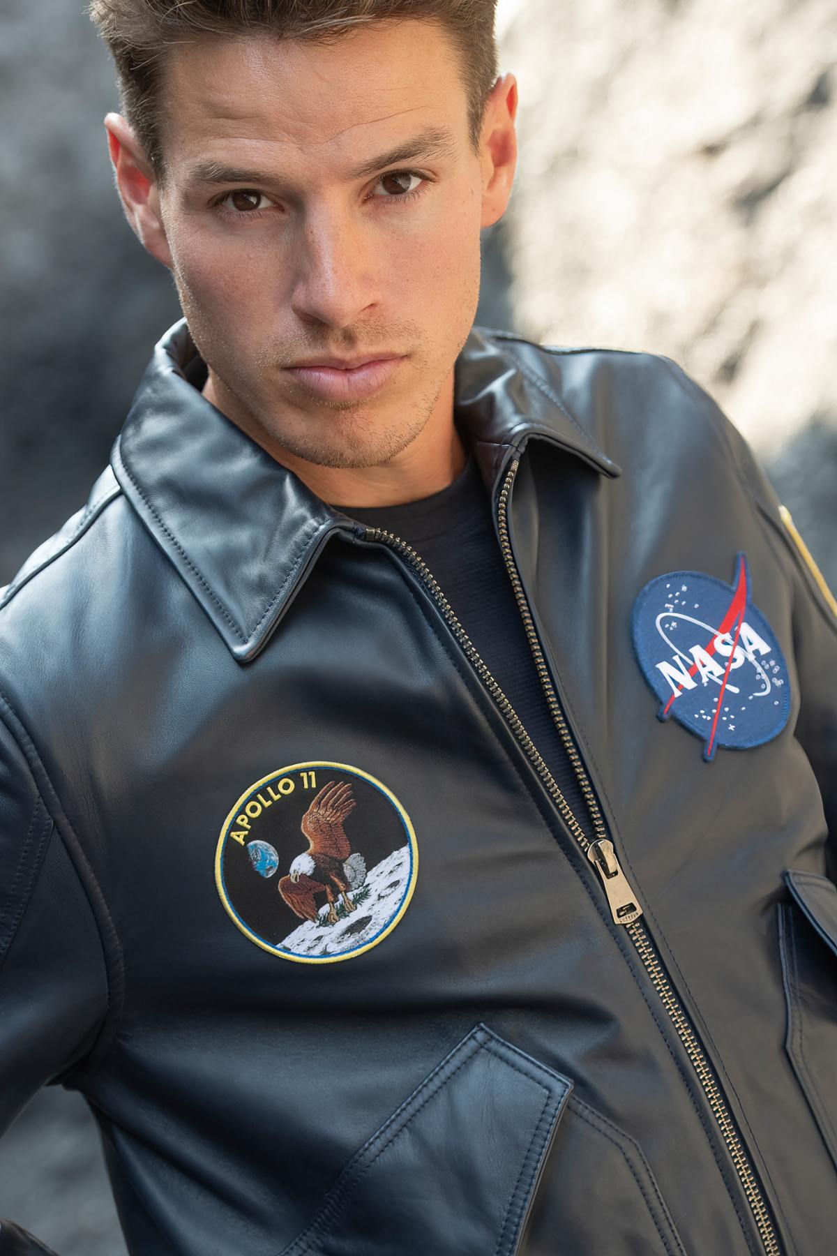Giacche Uomo NASA COLUMBIA NAVY — vista 1