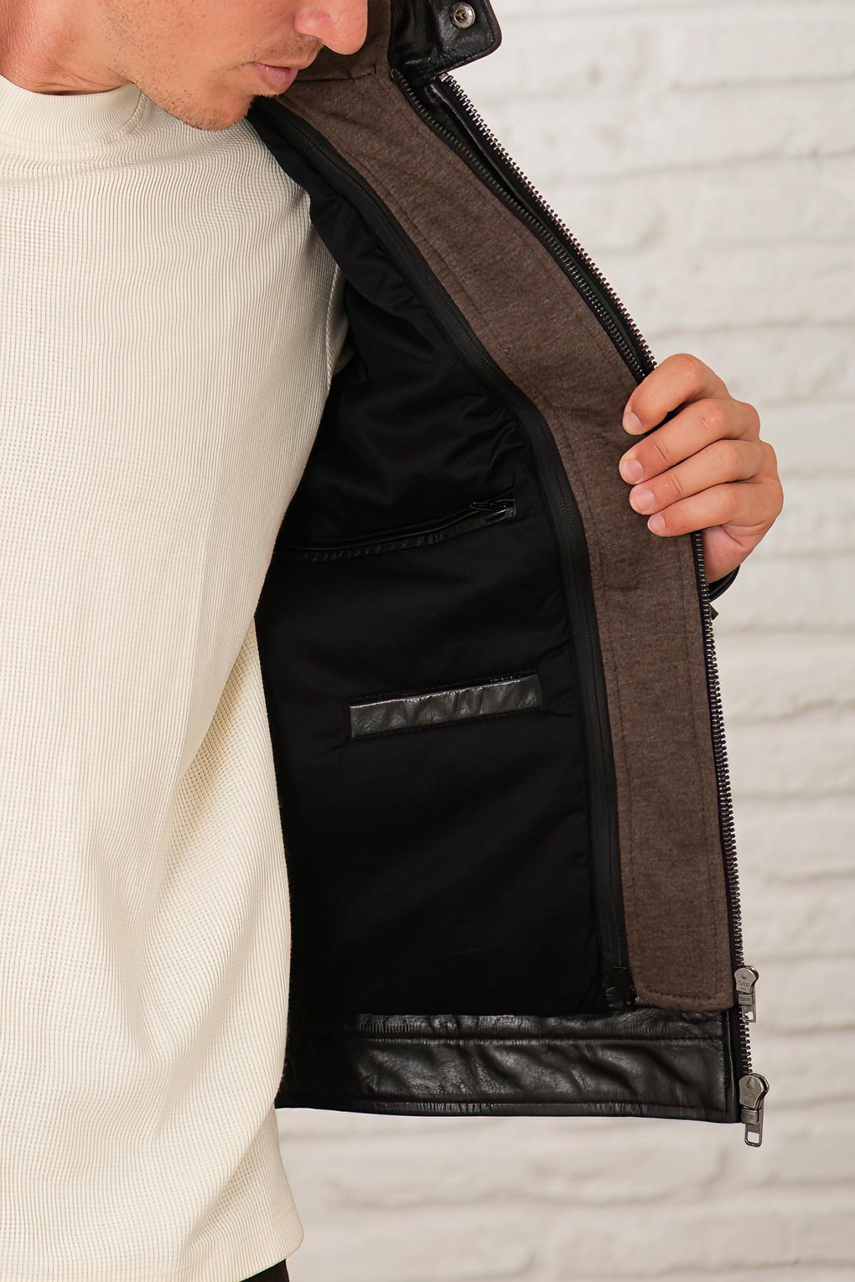 Herren Jacke Serge Pariente RETRO HOOD BUFFLE BLACK — Ansicht 6