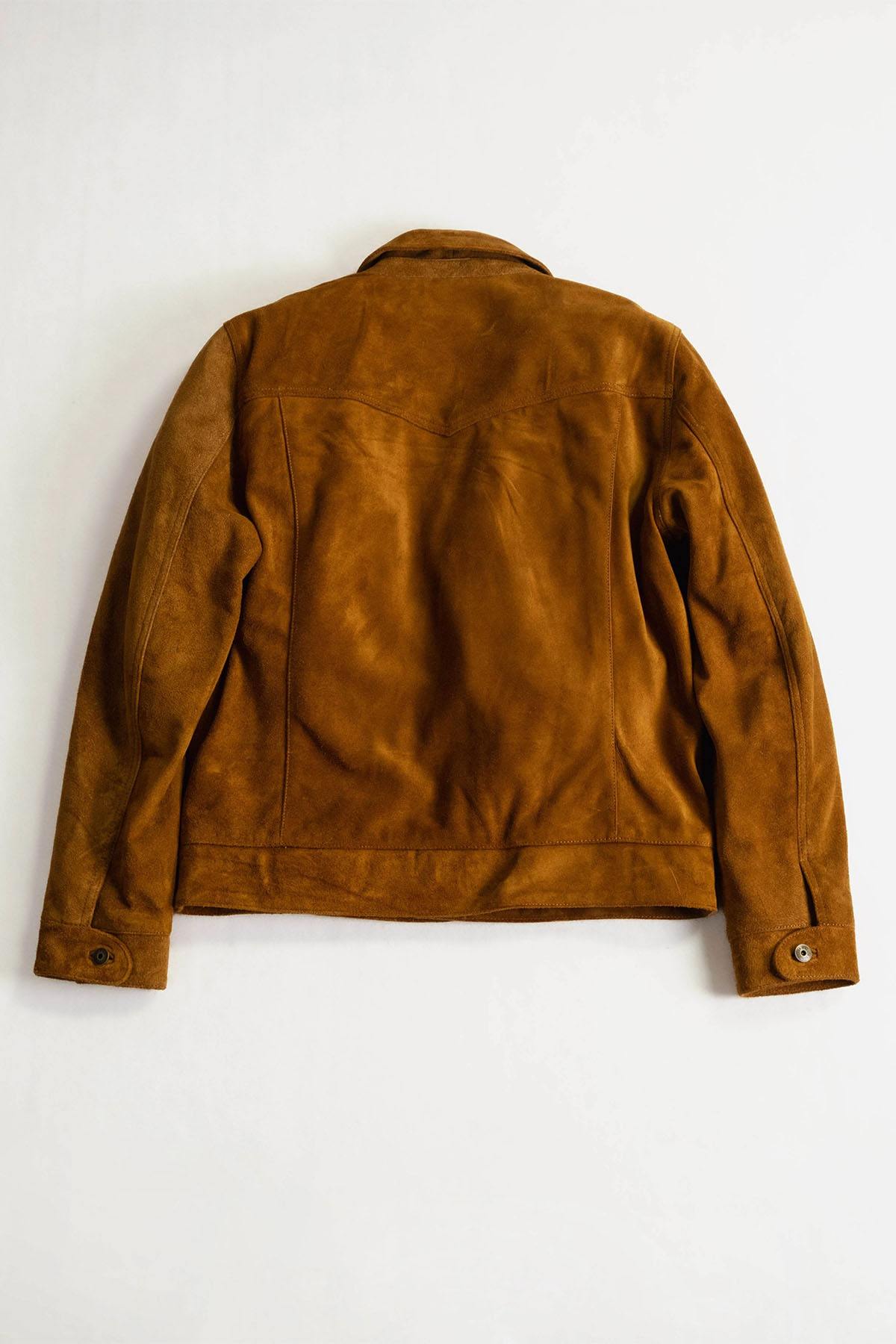 Chaqueta Hombre Daytona DOUGLAS BUFFALO SUEDE JACKET COGNAC — vista 6