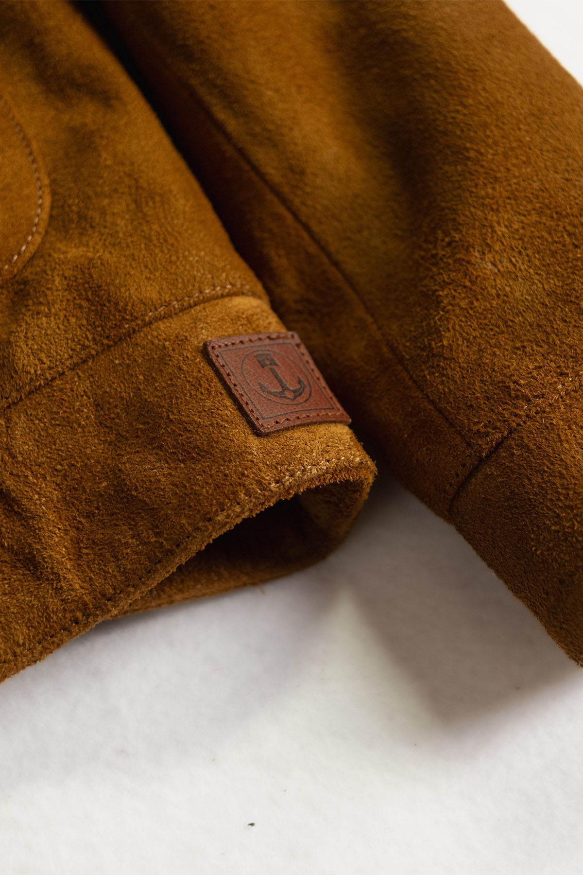 Chaqueta Hombre Daytona DOUGLAS BUFFALO SUEDE JACKET COGNAC — vista 10