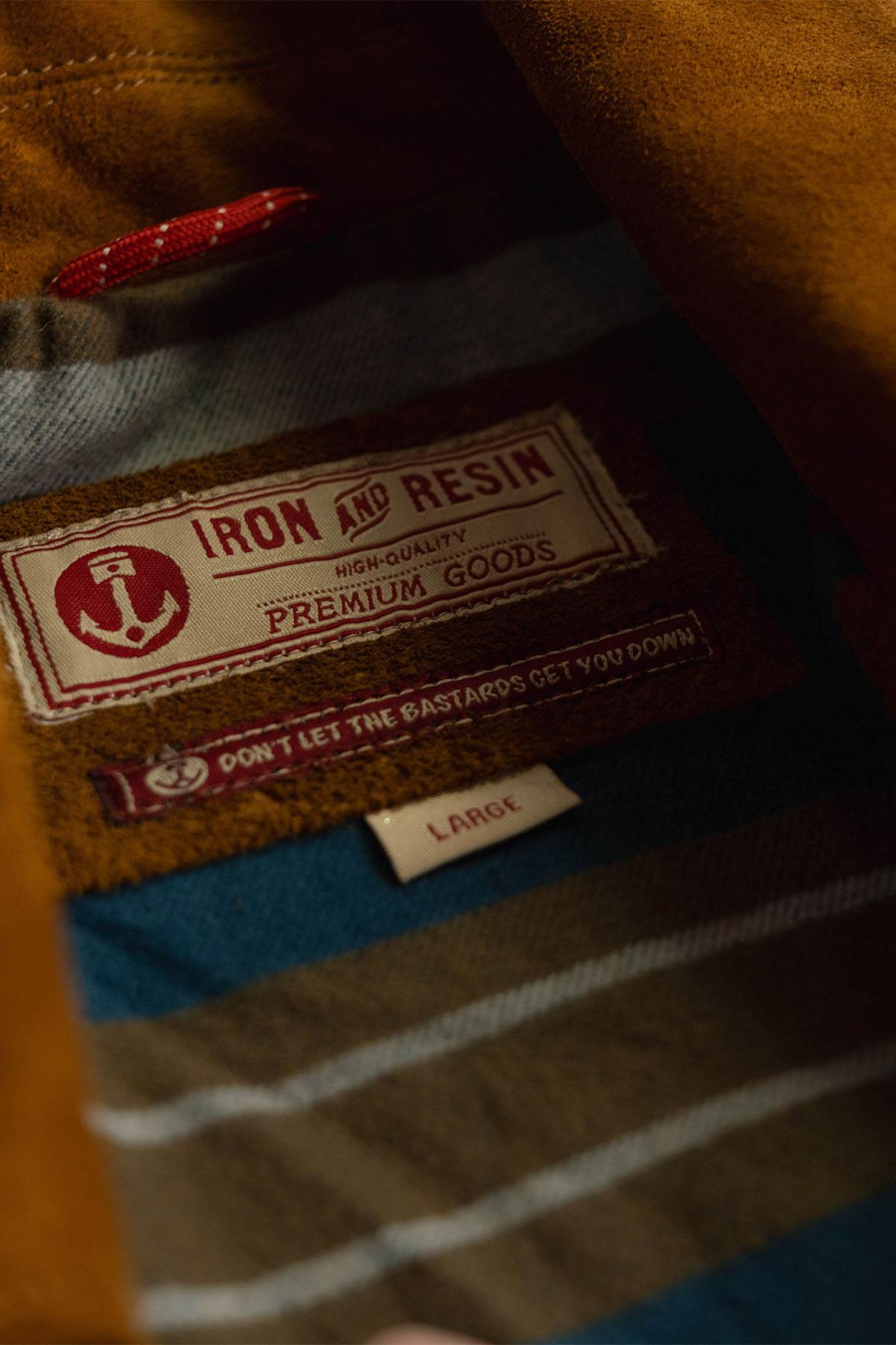 Chaqueta Hombre Daytona DOUGLAS BUFFALO SUEDE JACKET COGNAC — vista 8