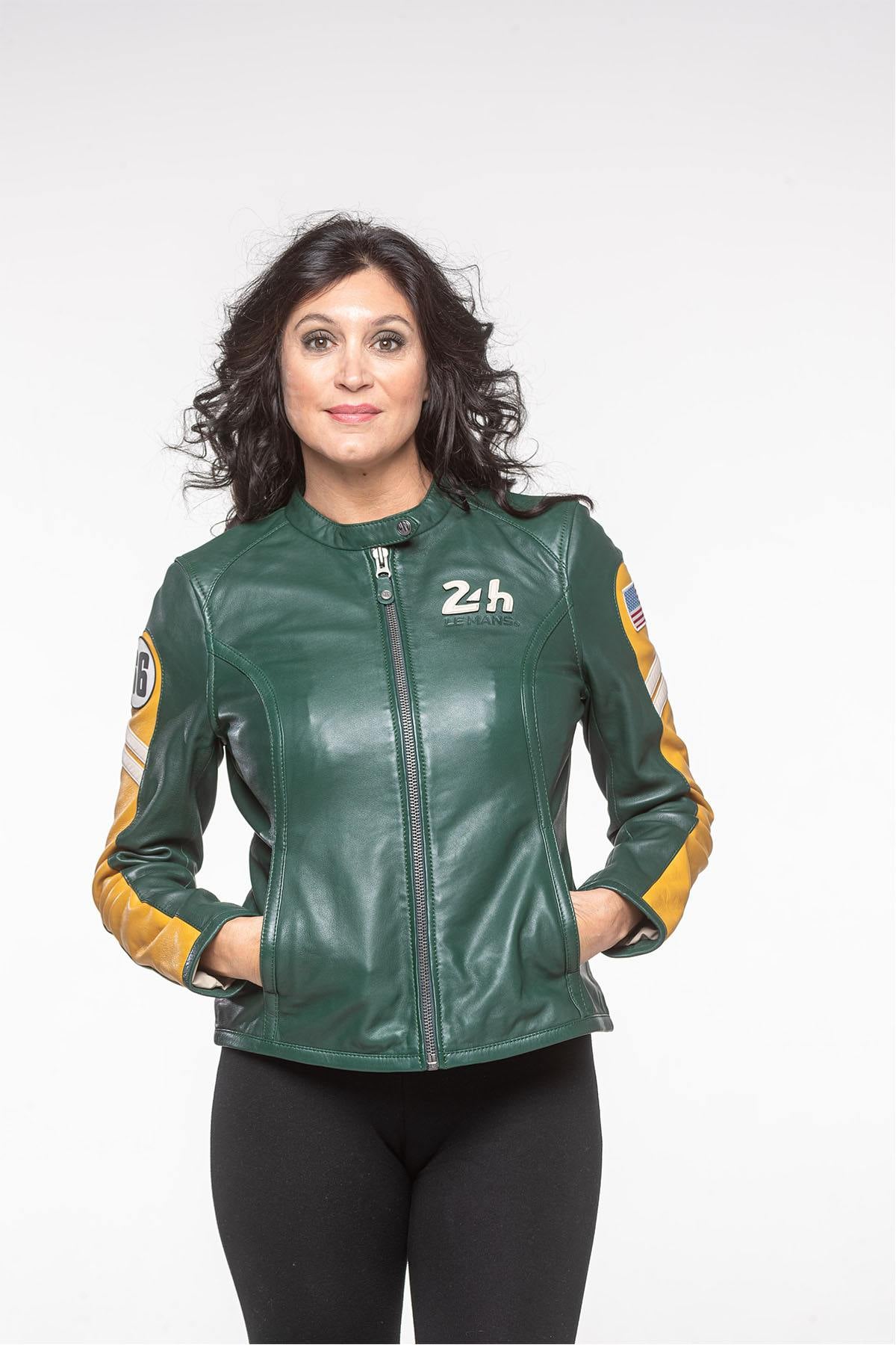 Damen Jacke 24h Le Mans ADELE VINTAGE GREEN — Ansicht 4