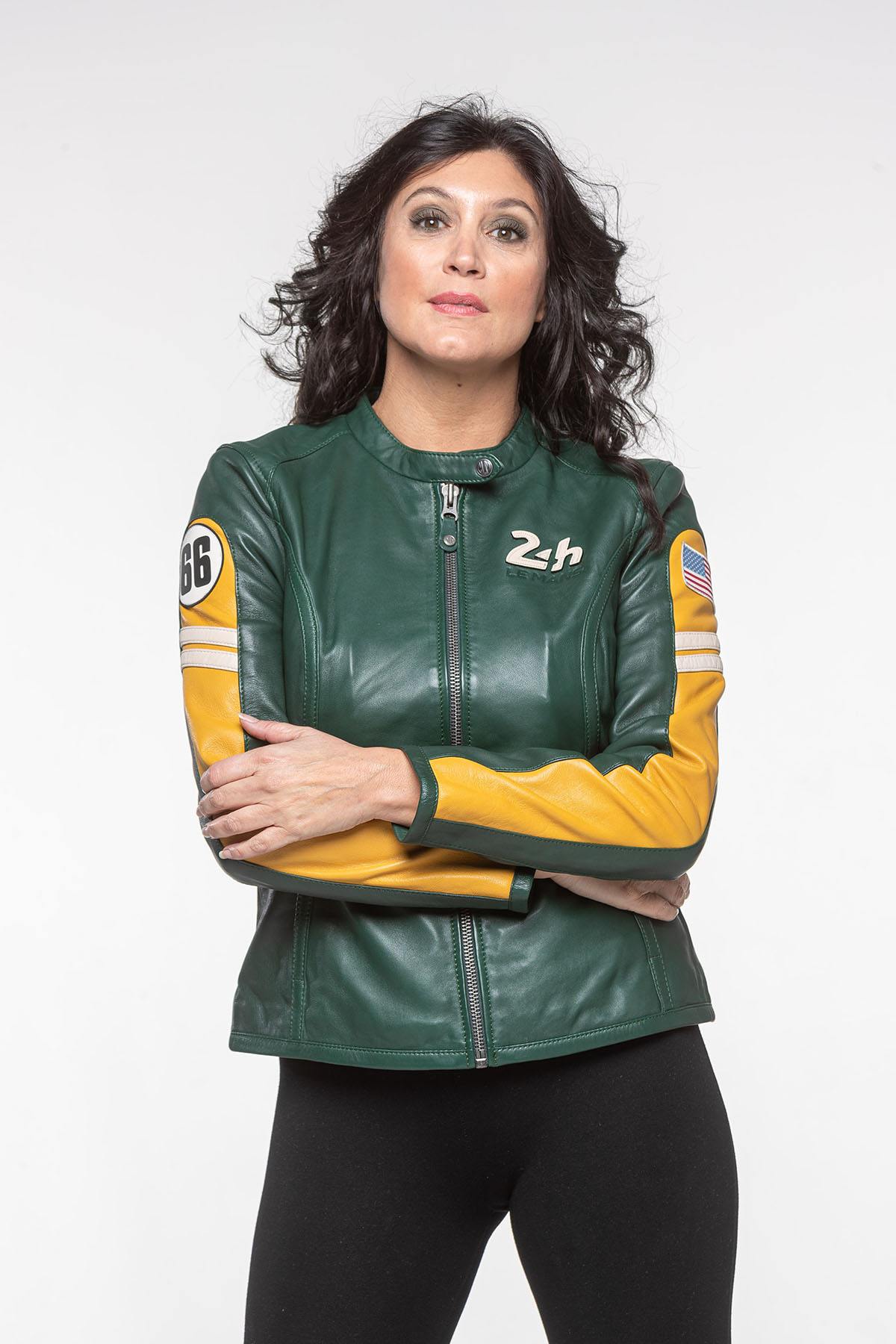 Damen Jacke 24h Le Mans ADELE VINTAGE GREEN — Ansicht 1