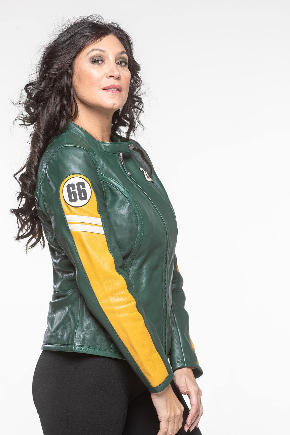 Damen Jacke 24h Le Mans ADELE VINTAGE GREEN — Ansicht 2