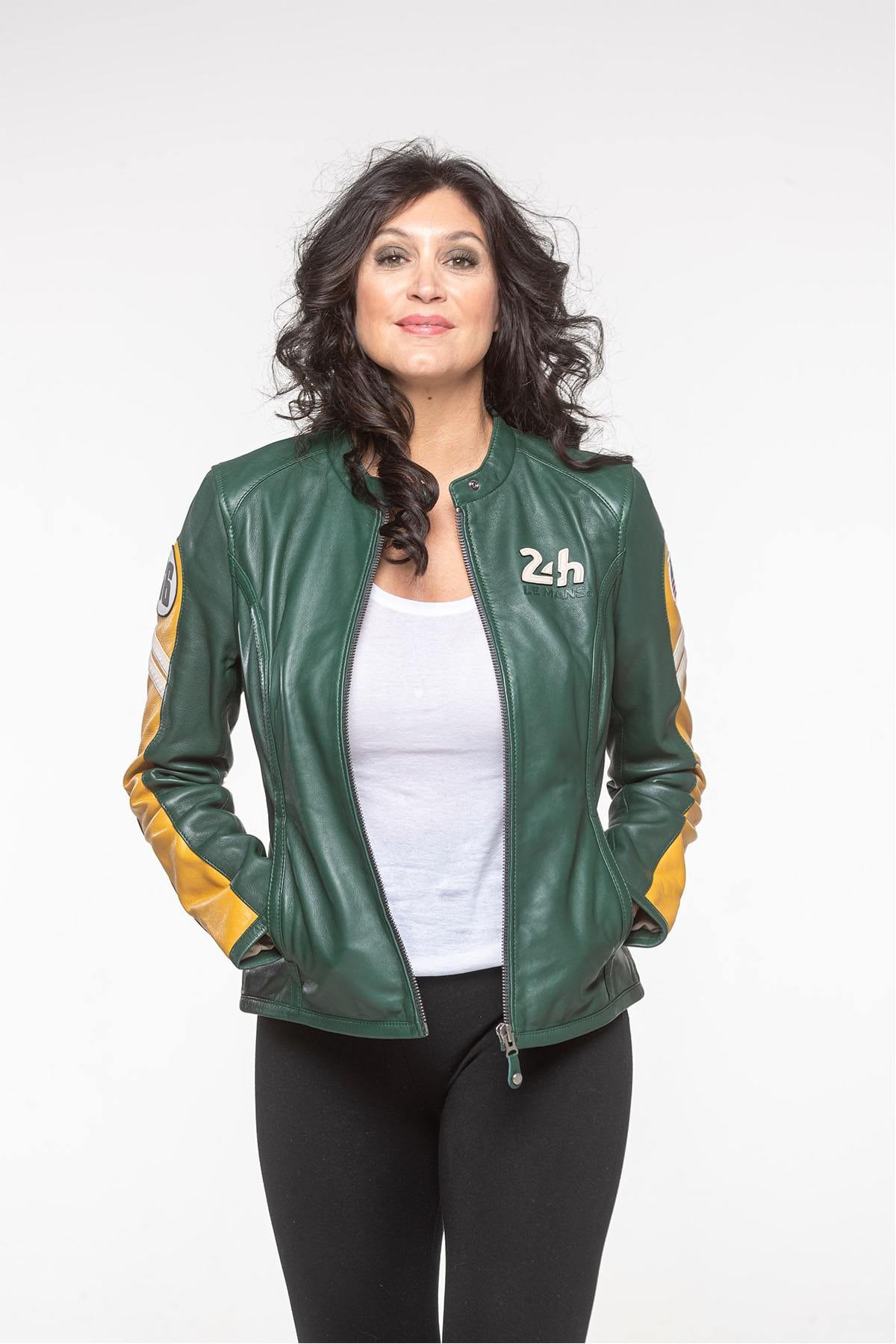 Damen Jacke 24h Le Mans ADELE VINTAGE GREEN — Ansicht 6