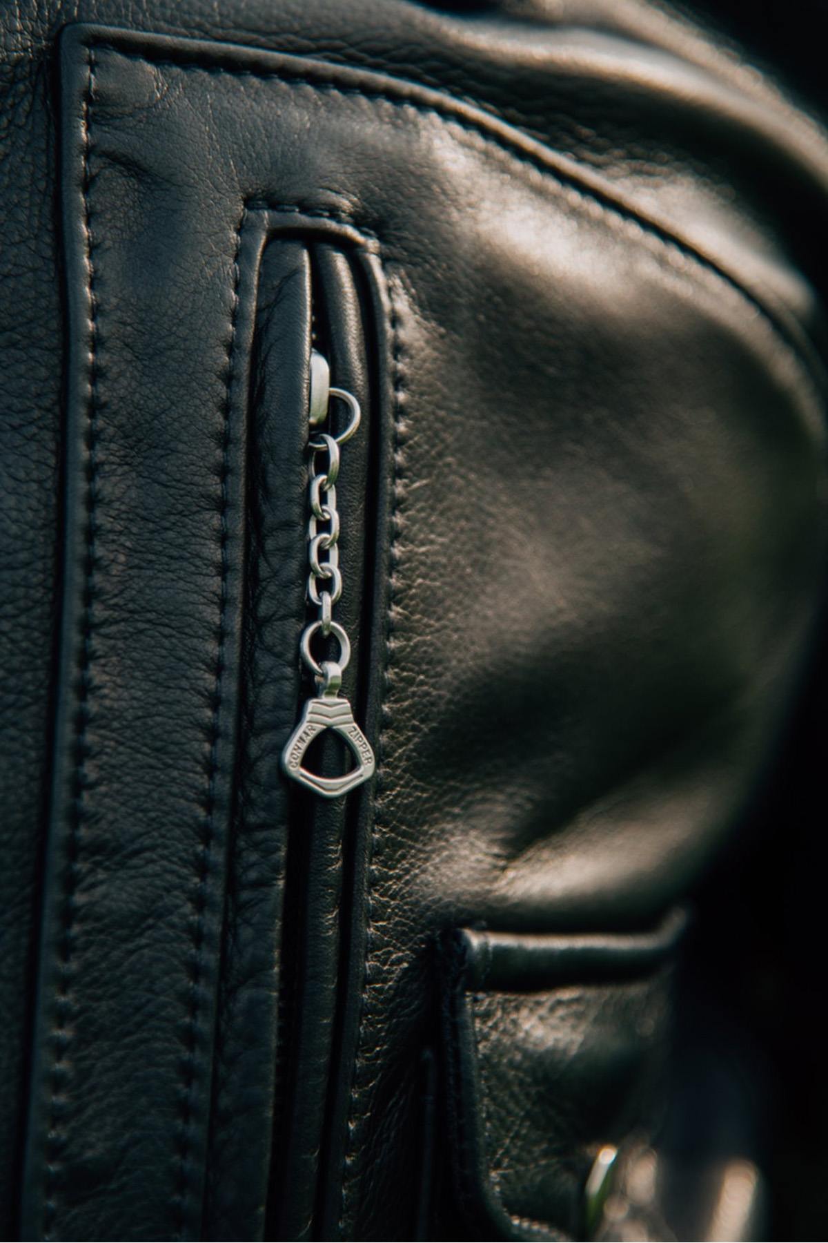 Giacche Uomo Schott 568 BLACK — vista 6