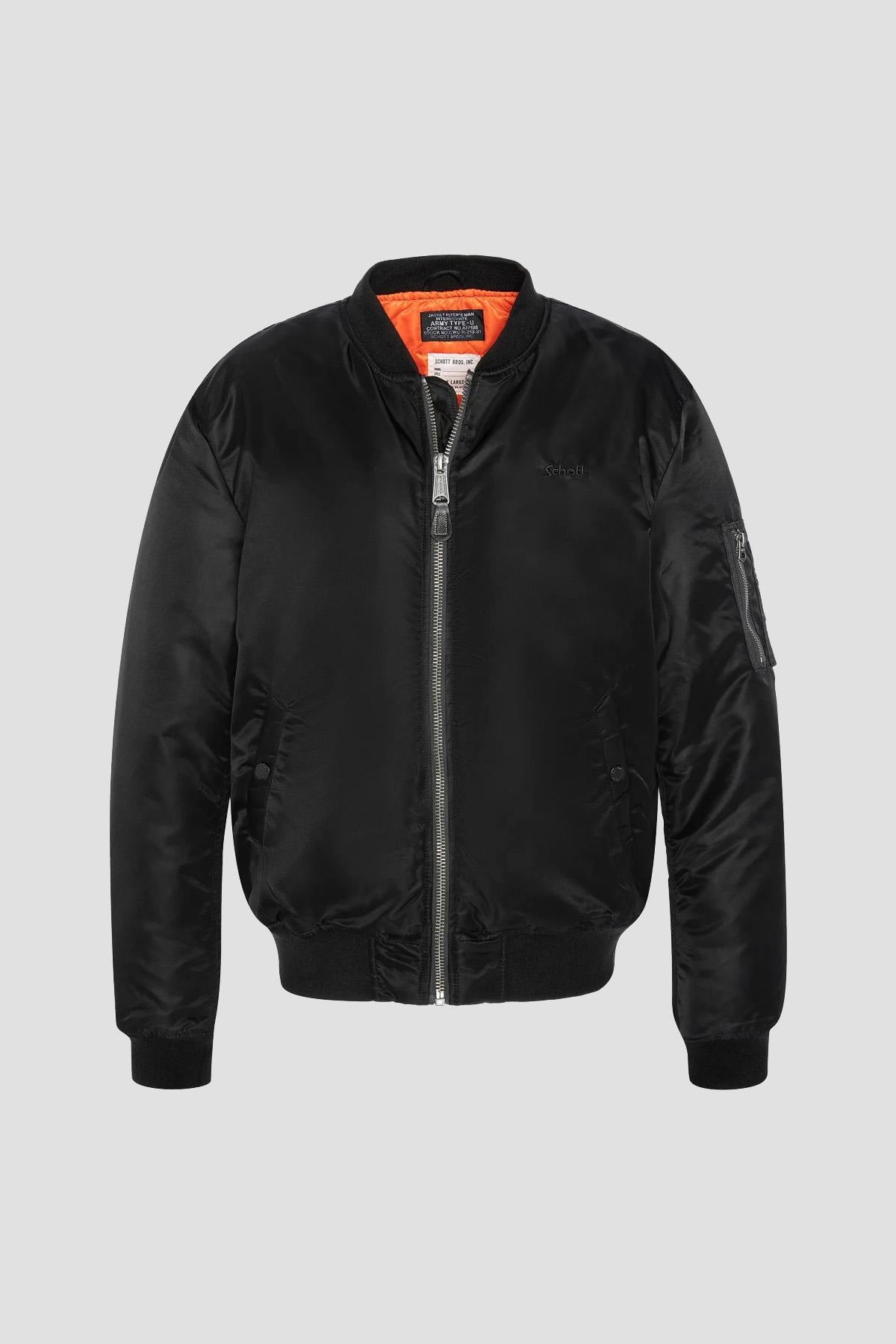 Chaqueta Hombre Schott JET17 BLACK — vista 5