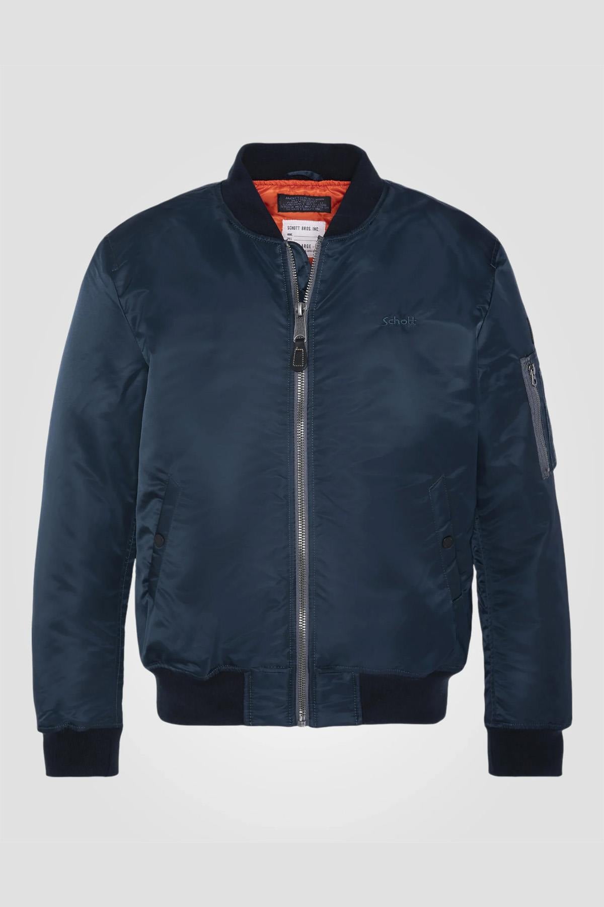 Chaqueta Hombre Schott JET17 NAVY — vista 10