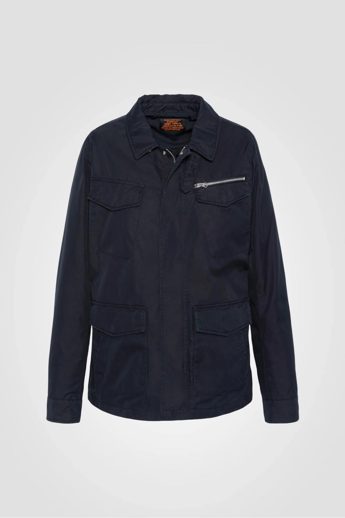 Veste Homme Schott FLINT NAVY — vue 1