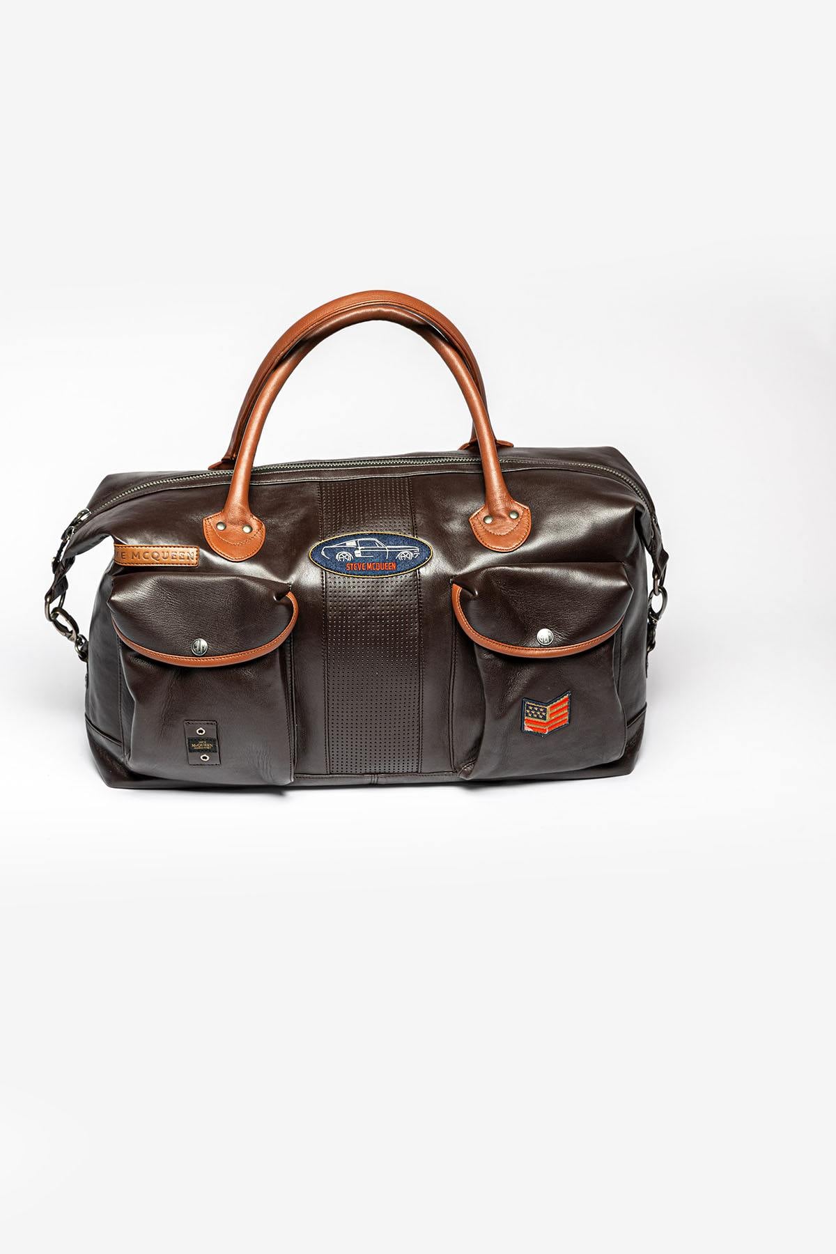 Bolsos Hombre Steve Mcqueen DUKE2 48H DARK BROWN — vista 1