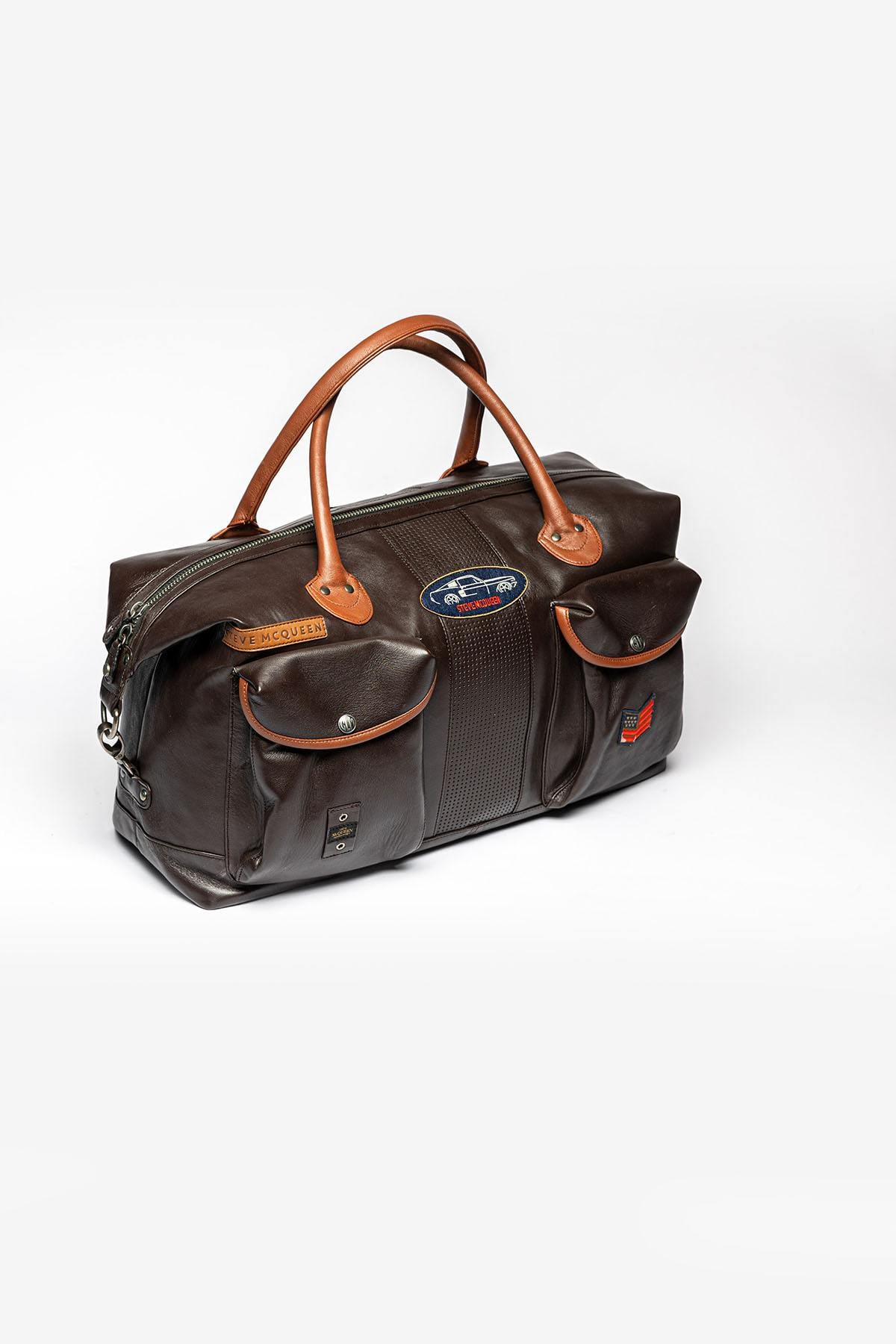 Bolsos Hombre Steve Mcqueen DUKE2 48H DARK BROWN — vista 2