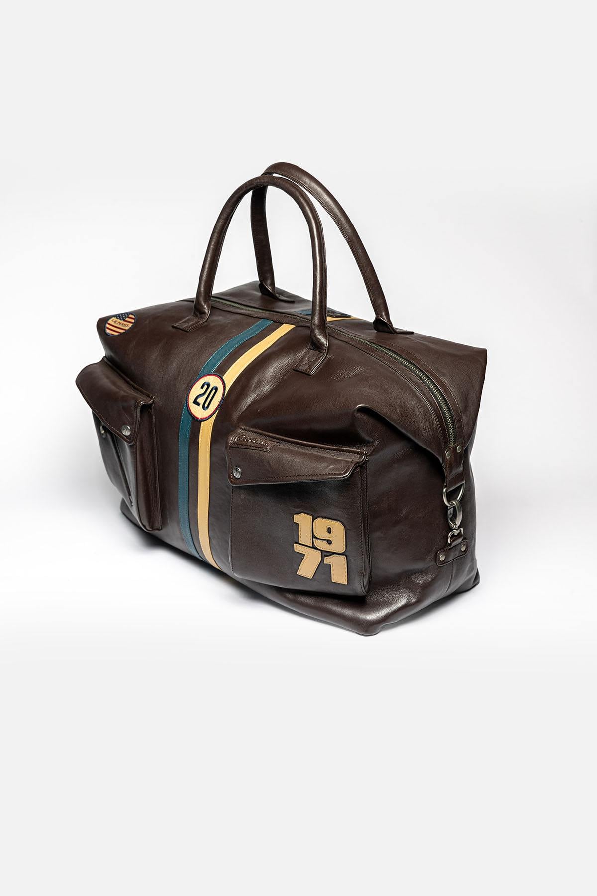 Bolsos Hombre Steve Mcqueen DEAN7 72H DARK BROWN — vista 2