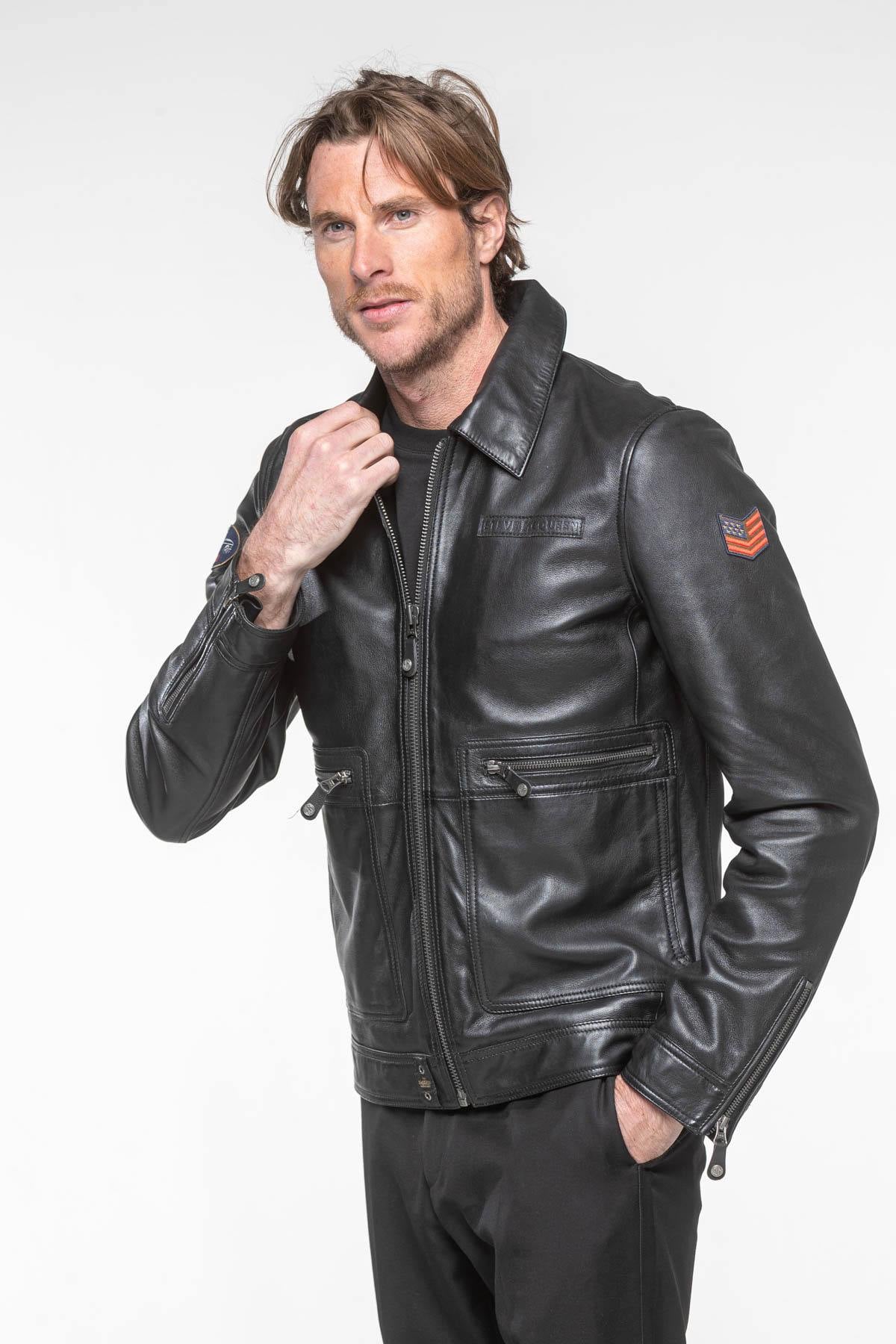 Herren Jacke Steve Mcqueen CRAIG2 BLACK — Ansicht 7