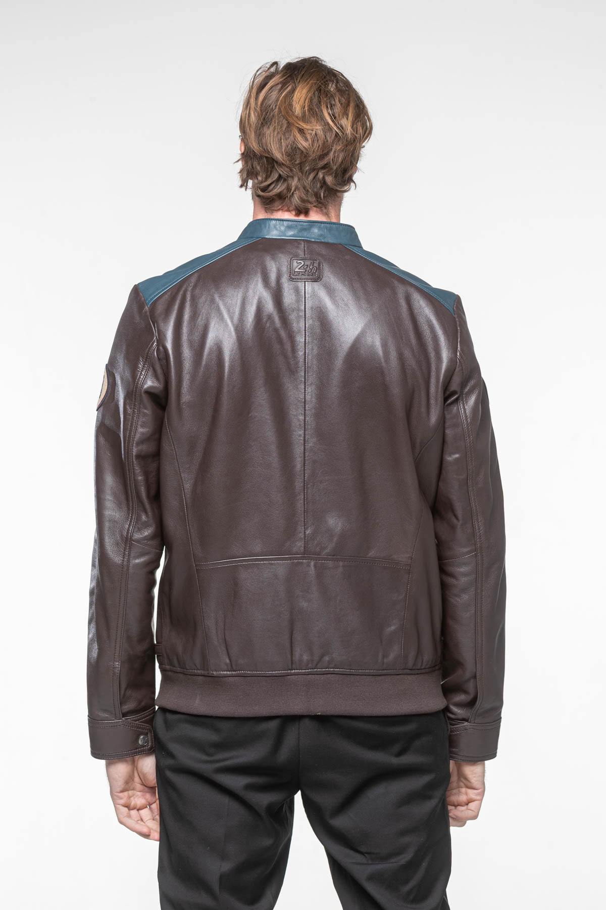 Herren Jacke Steve Mcqueen TITUS2 DARK BROWN — Ansicht 4