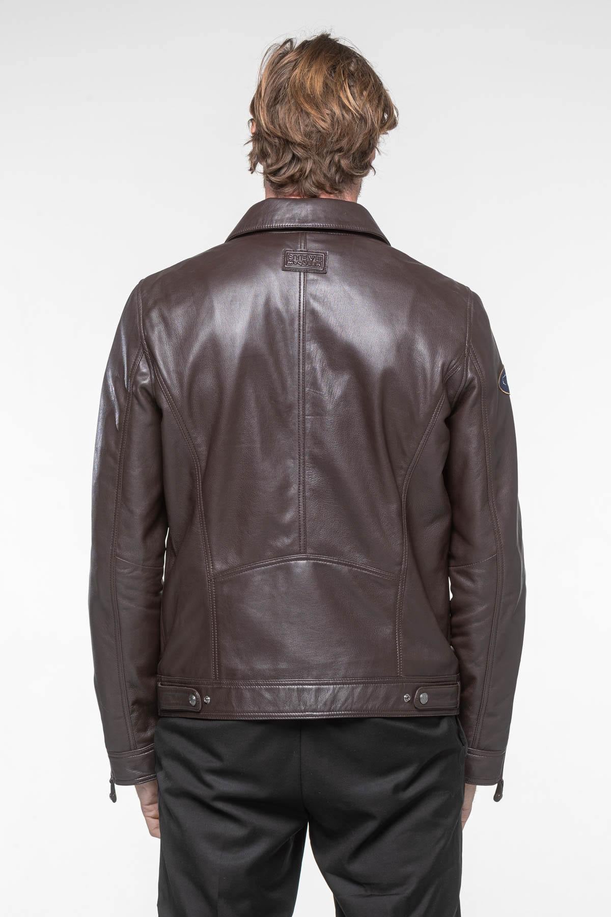 Herren Jacke Steve Mcqueen CRAIG2 DARK BROWN — Ansicht 9