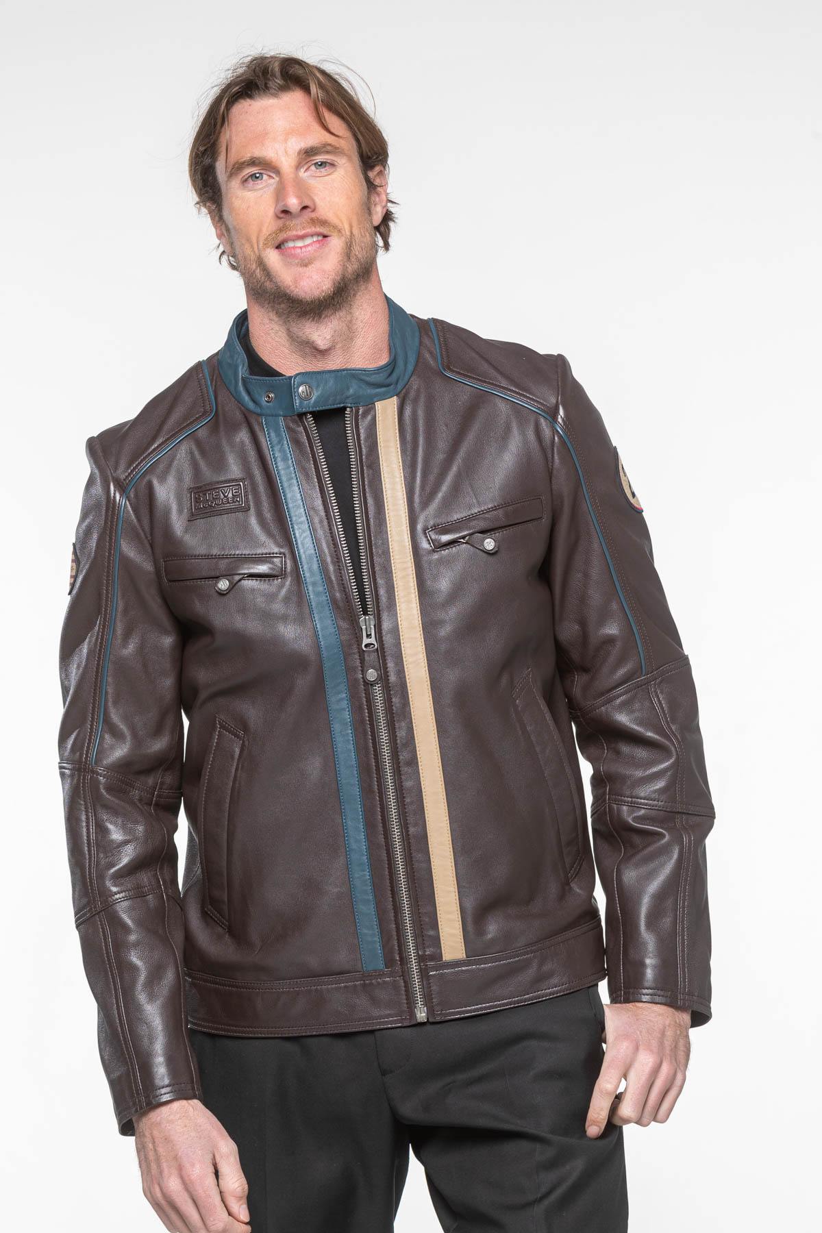 Chaqueta Hombre Steve Mcqueen LIAM2 DARK BROWN — vista 1