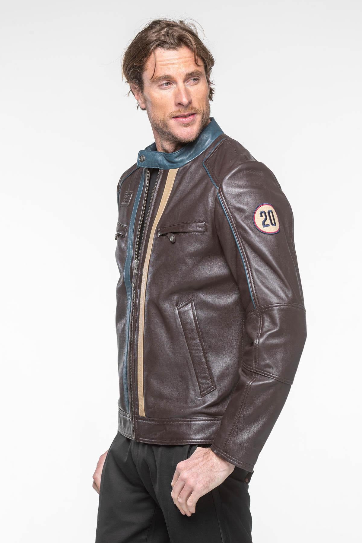 Chaqueta Hombre Steve Mcqueen LIAM2 DARK BROWN — vista 3
