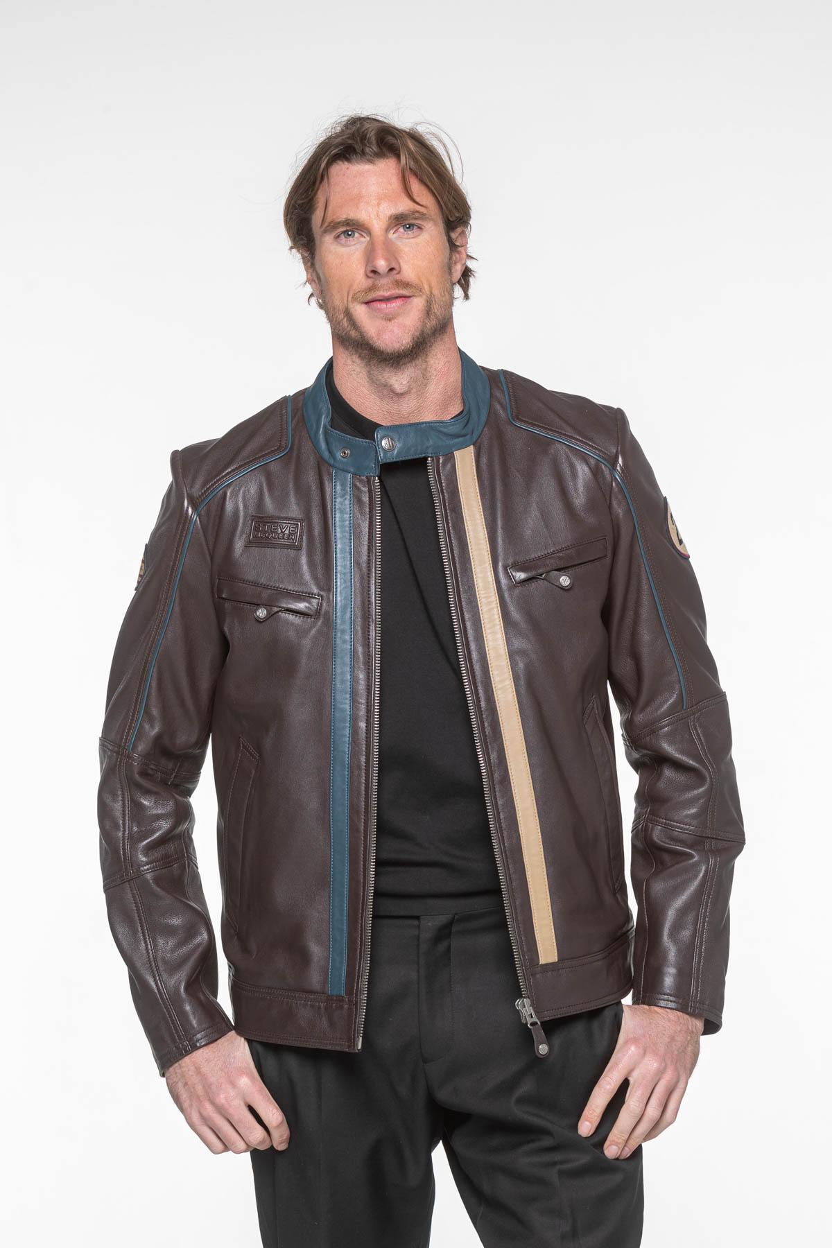 Chaqueta Hombre Steve Mcqueen LIAM2 DARK BROWN — vista 5