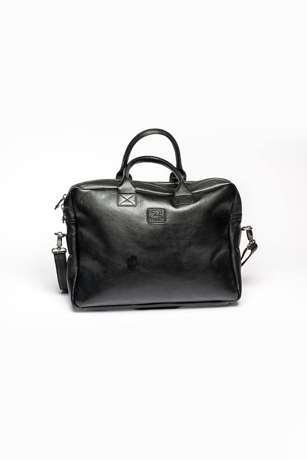 Bolsos Hombre Steve Mcqueen WAYNE7 MESSENGER BLACK — vista 3