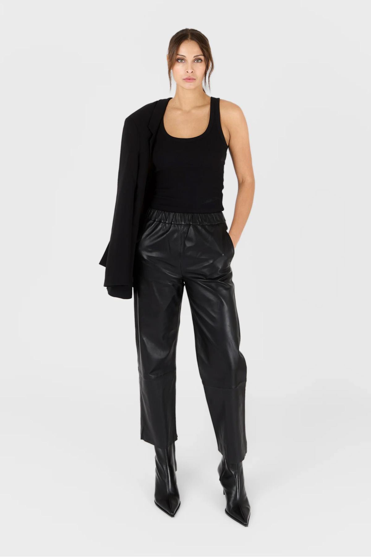 Pantalon Femme Serge Pariente SARAH PANT NOIR — vue 2