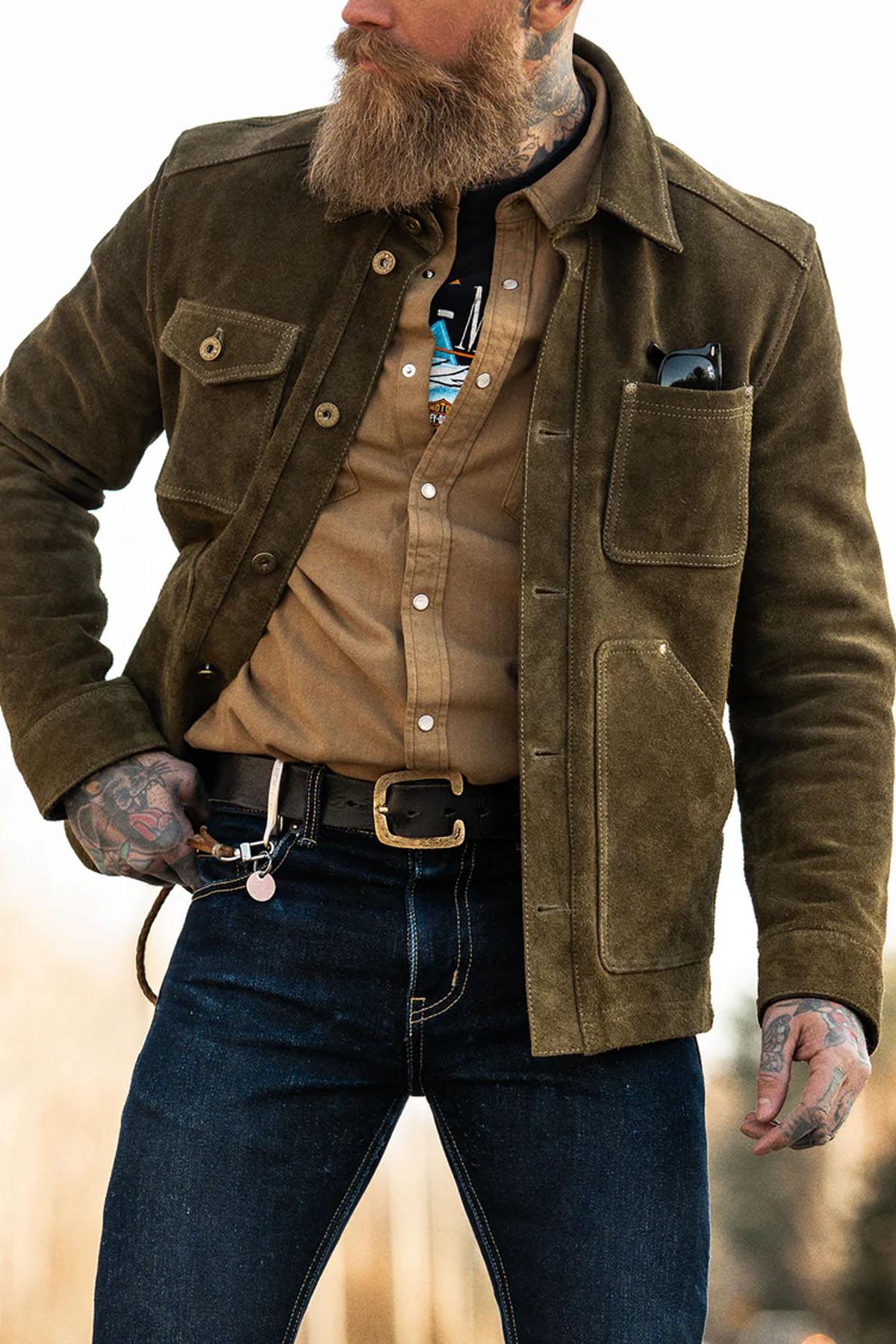 Chaqueta Hombre Master FIELD JACKET OLIVE — vista 1
