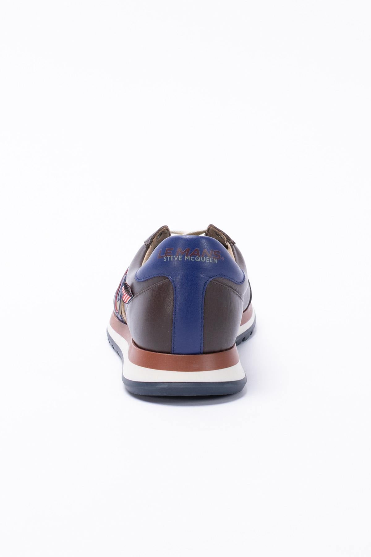 Herren Ledersneakers Steve Mcqueen COOL DARK BROWN — Ansicht 5