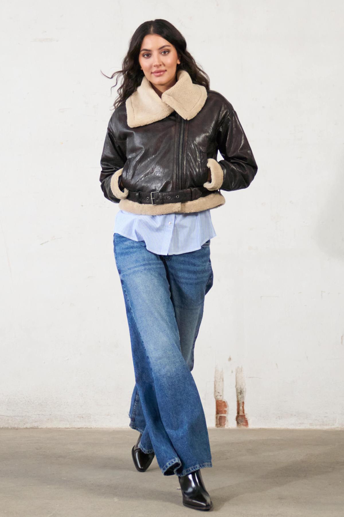 Damen Jacke Freaky Nation PERFECT WAY BROWN UMBER — Ansicht 2