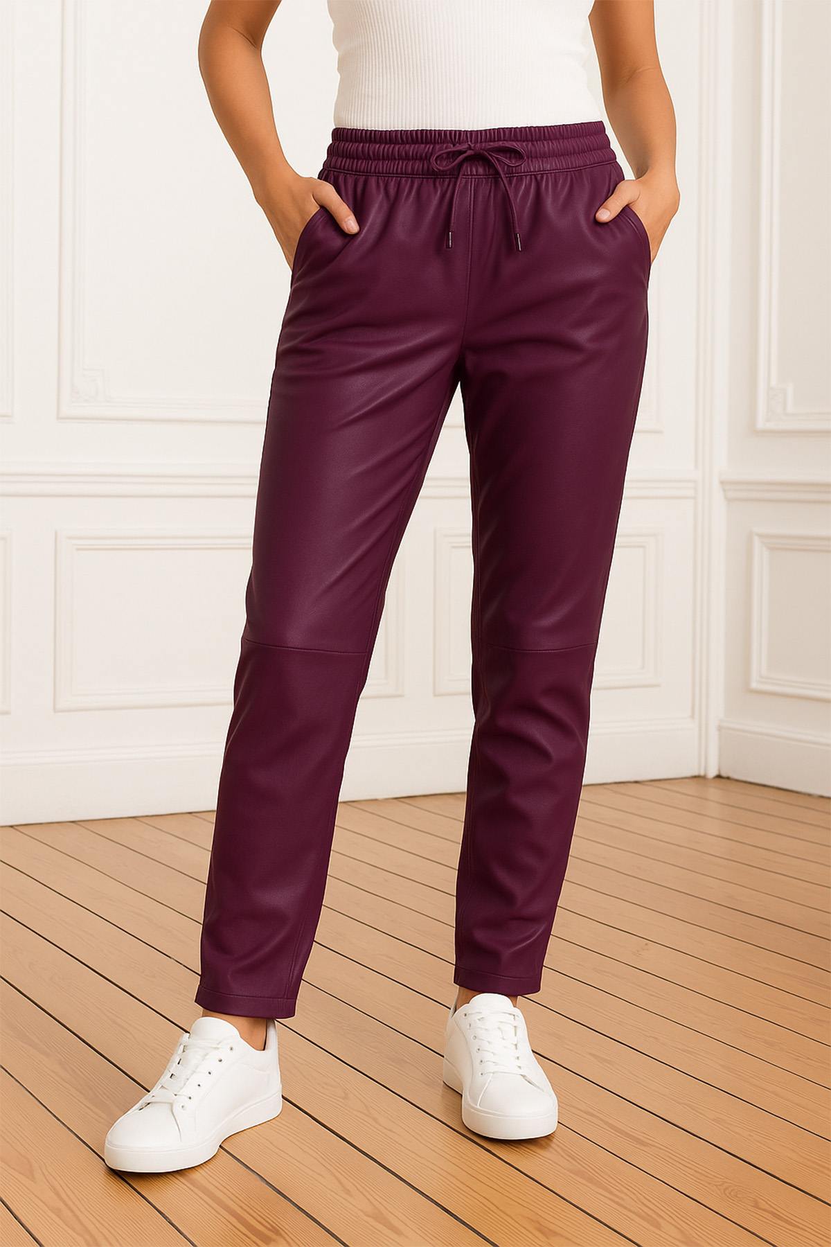 Pantalon Femme Oakwood GIFT PLUM 541 — vue 2