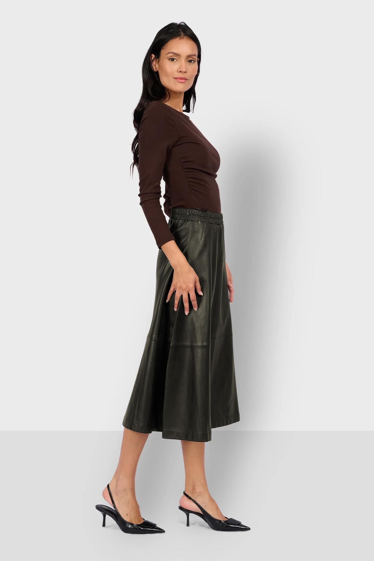 Gonna/vestito Donna Oakwood NAHEE KAKI FONCE 626 — vista 3
