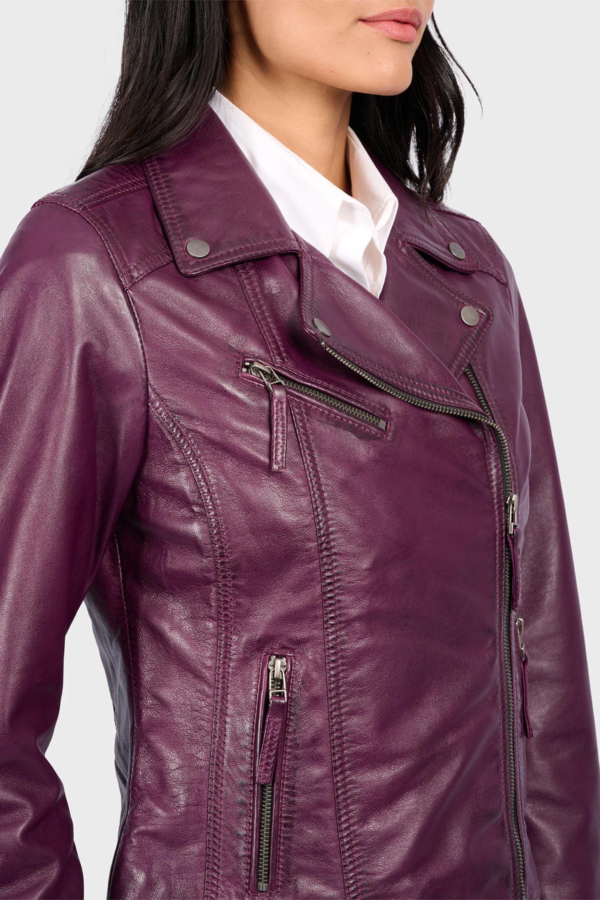 Chaqueta Mujeres Oakwood CLIPS VIOLET 543 — vista 5