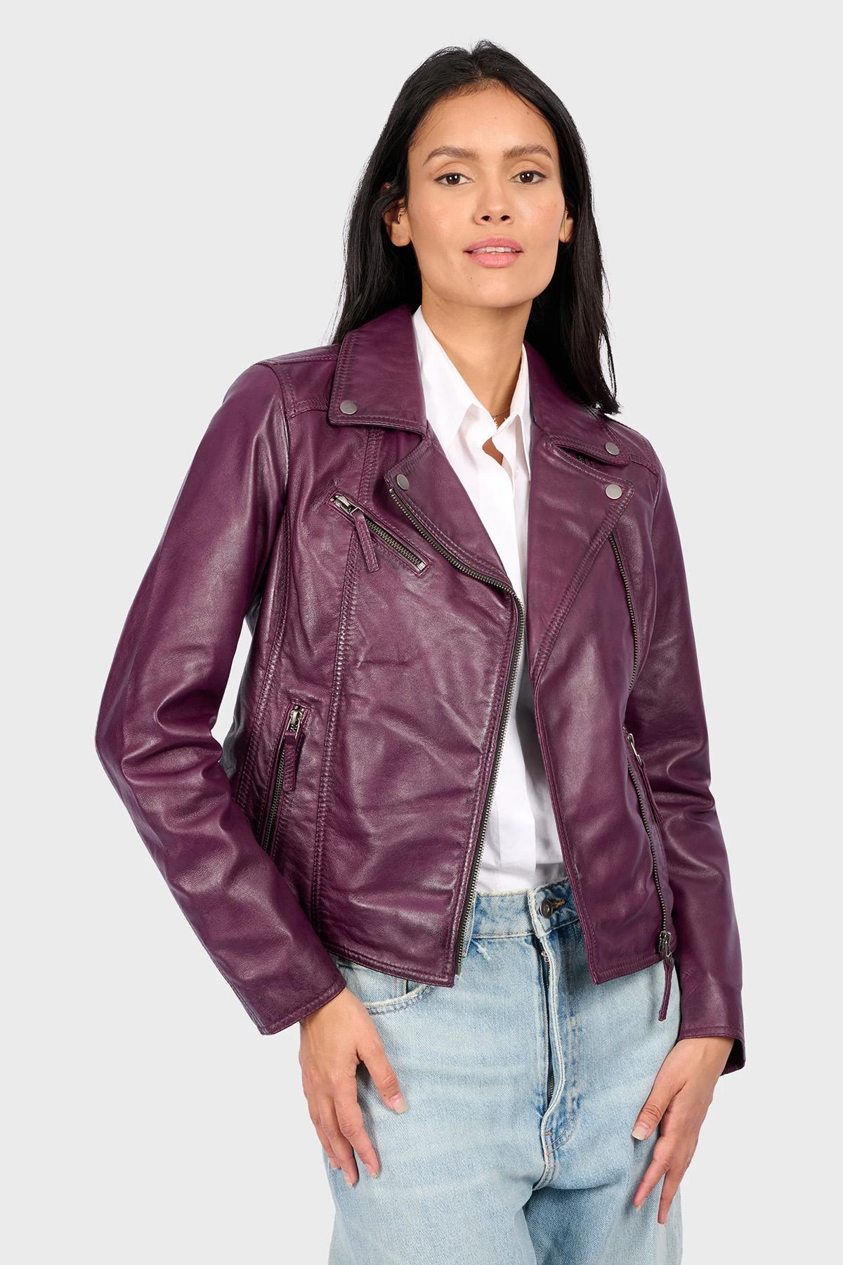 Chaqueta Mujeres Oakwood CLIPS VIOLET 543 — vista 3