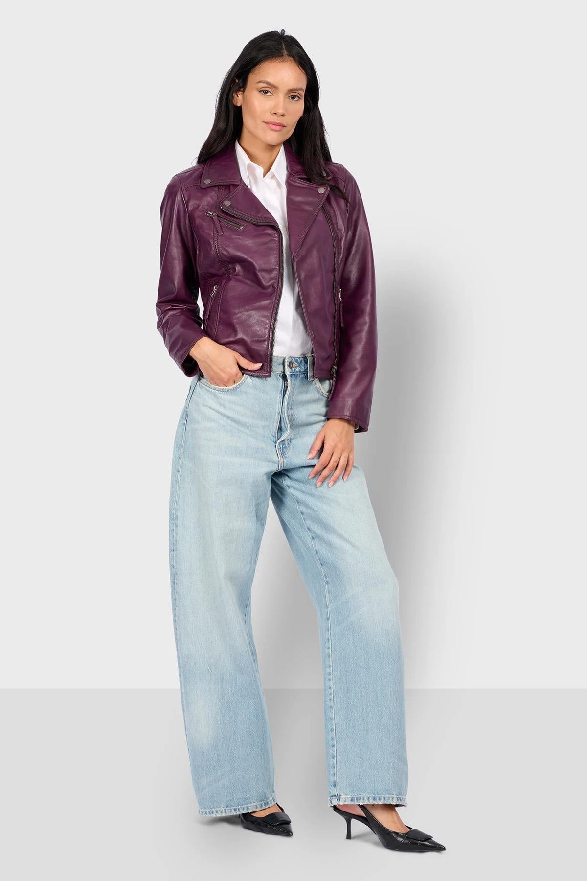 Chaqueta Mujeres Oakwood CLIPS VIOLET 543 — vista 2