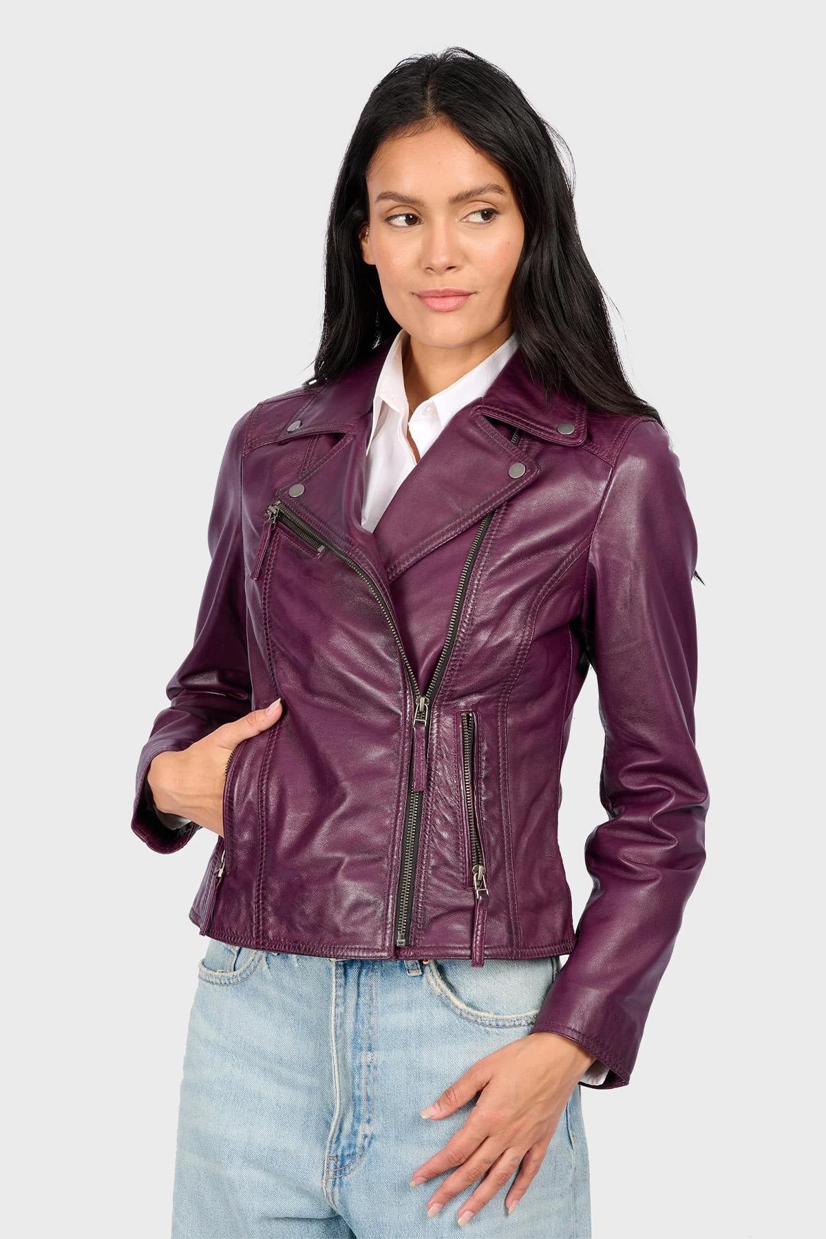 Chaqueta Mujeres Oakwood CLIPS VIOLET 543 — vista 8