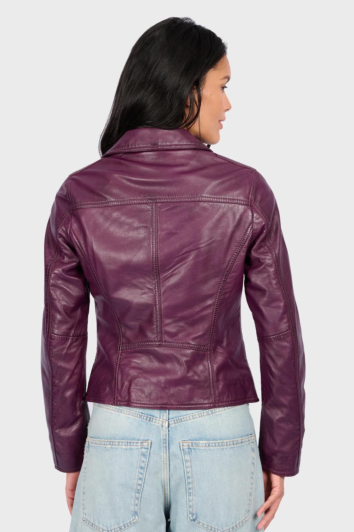 Chaqueta Mujeres Oakwood CLIPS VIOLET 543 — vista 4