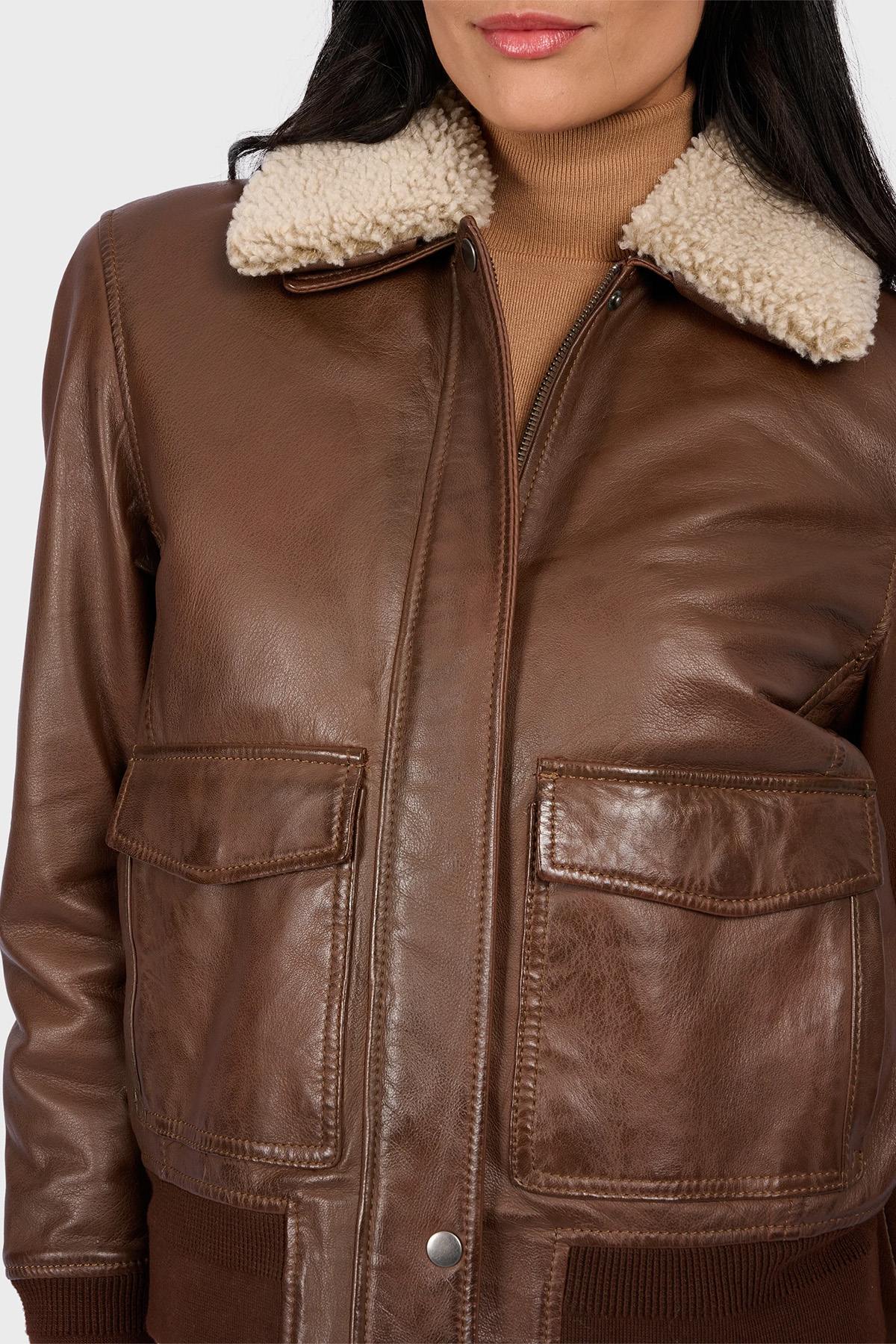 Chaqueta Mujeres Oakwood LAURY CACAO 654 — vista 3