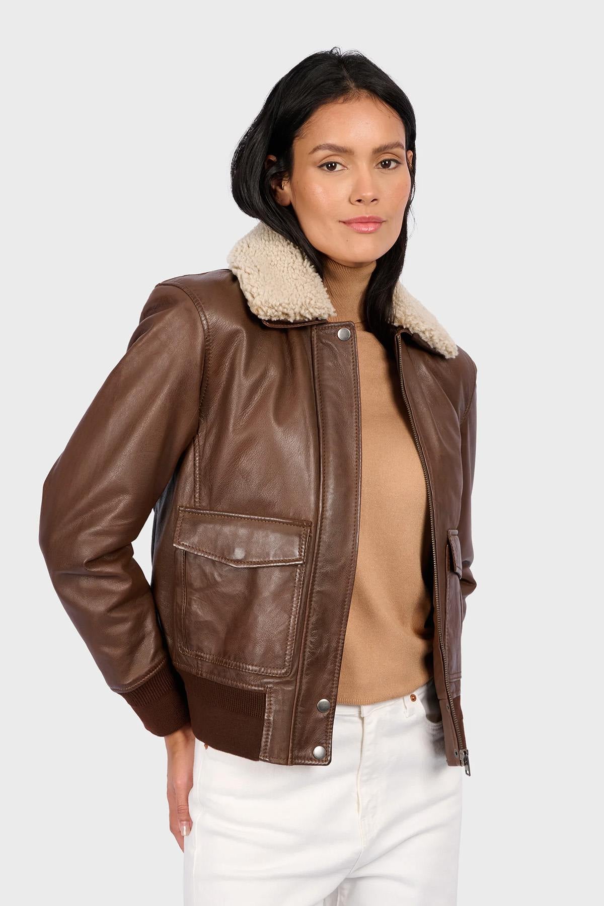 Chaqueta Mujeres Oakwood LAURY CACAO 654 — vista 9