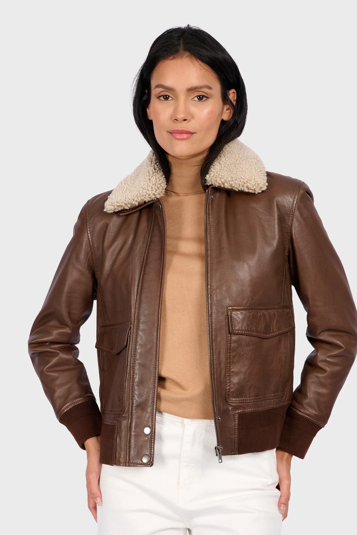 Chaqueta Mujeres Oakwood LAURY CACAO 654 — vista 1