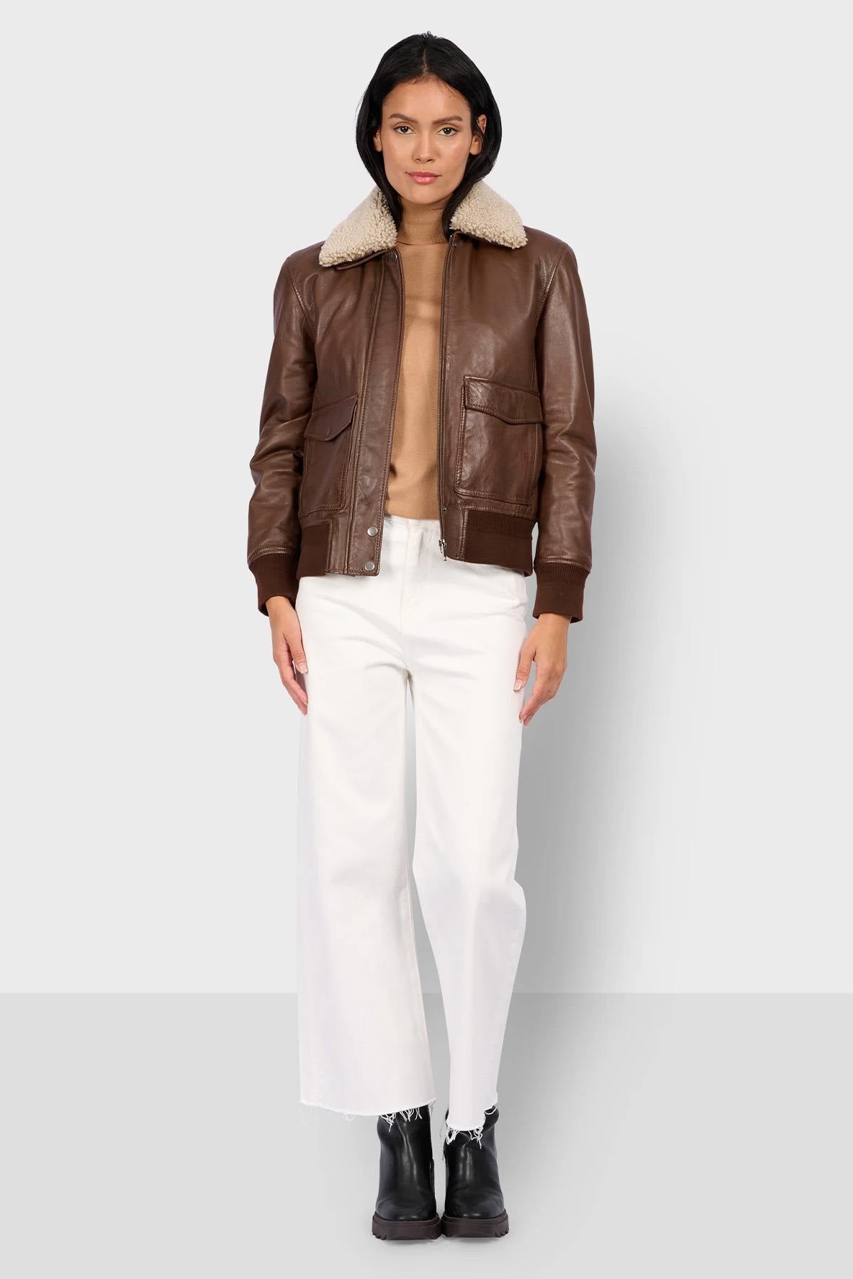 Chaqueta Mujeres Oakwood LAURY CACAO 654 — vista 8