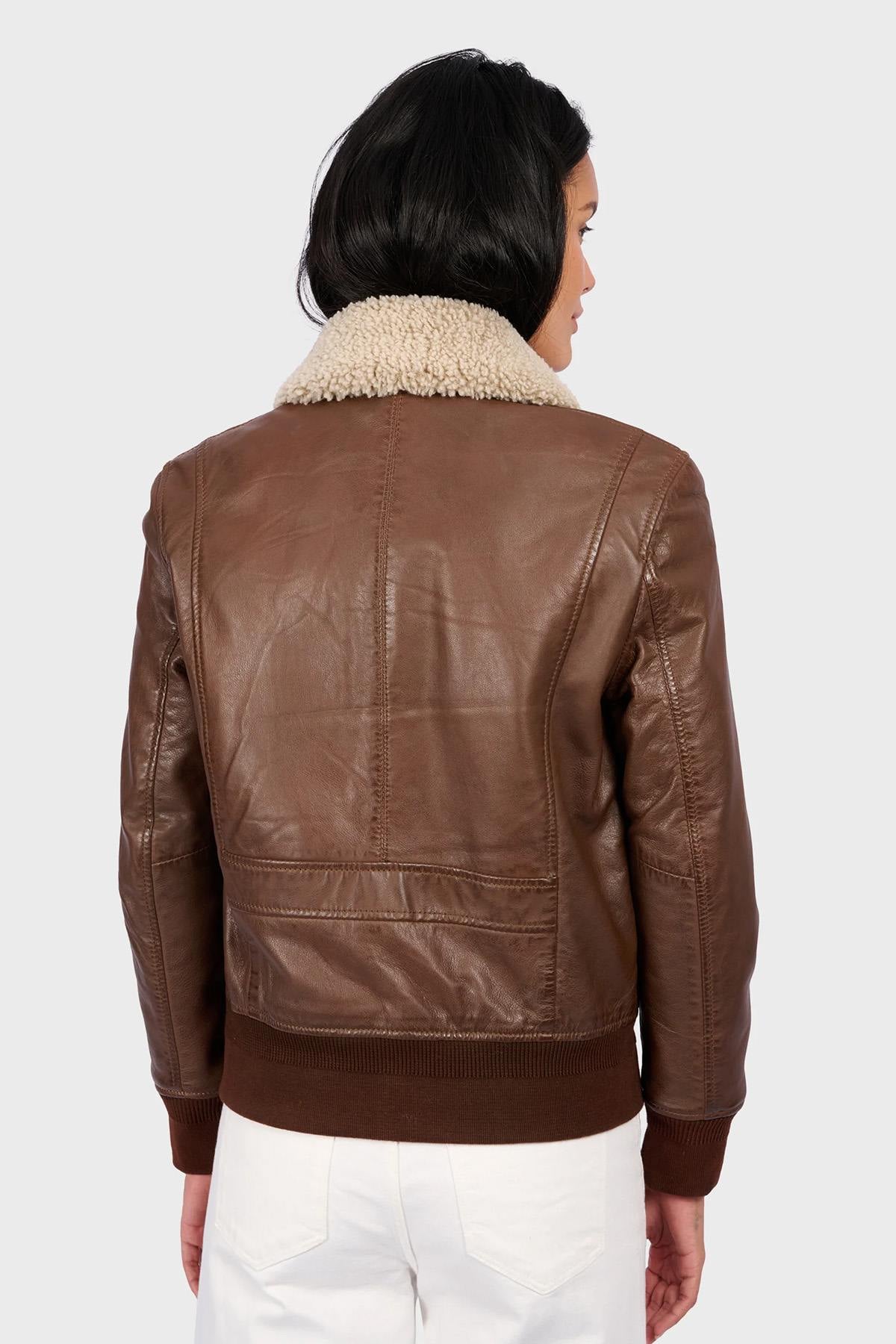 Chaqueta Mujeres Oakwood LAURY CACAO 654 — vista 5